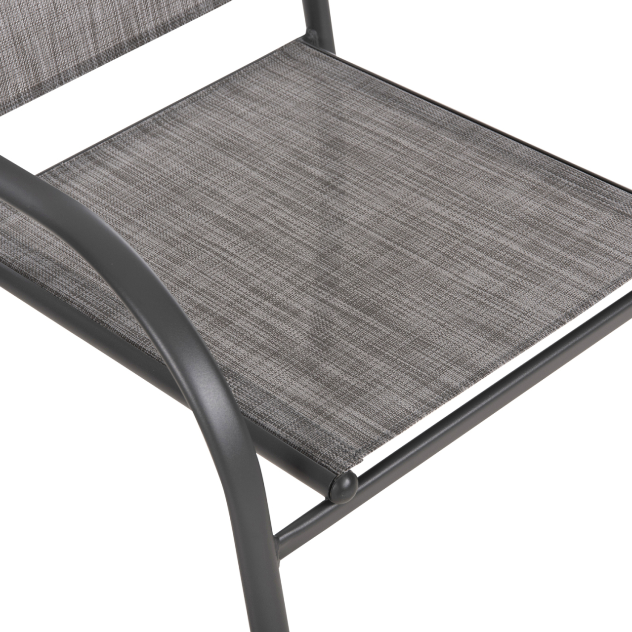 OUTDOOR DINING SET 5PCS REDAN HM21223 TABLE and 4 ARMCHAIRS IN GREY [4]