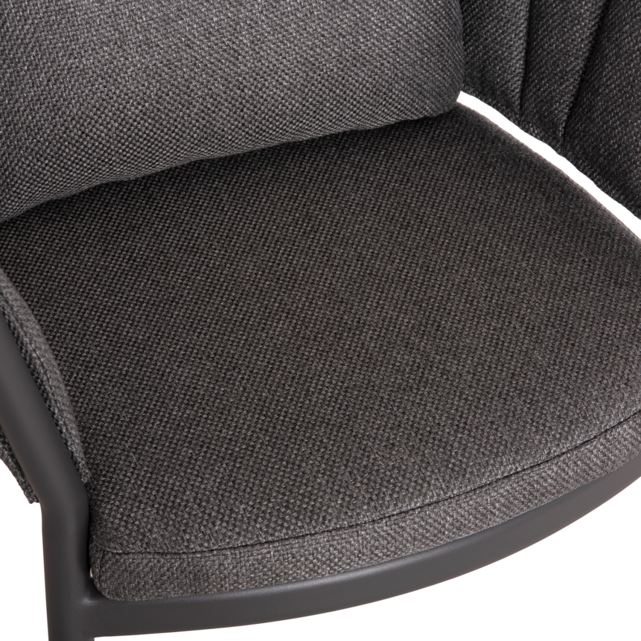 OUTDOOR DINING SET 5PCS SHANKS HM11002.01 ALUMINUM and OLEFIN CUSHION COVERS---GREY [4]