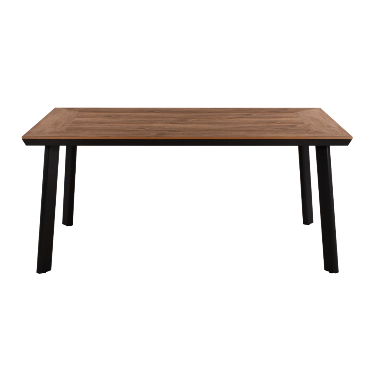 OUTDOOR DINING SET 5PCS TABER HM10834.02 DARK GREY ALUMINUM--POLYWOOD--P.E.RATTAN BEIGE [7]