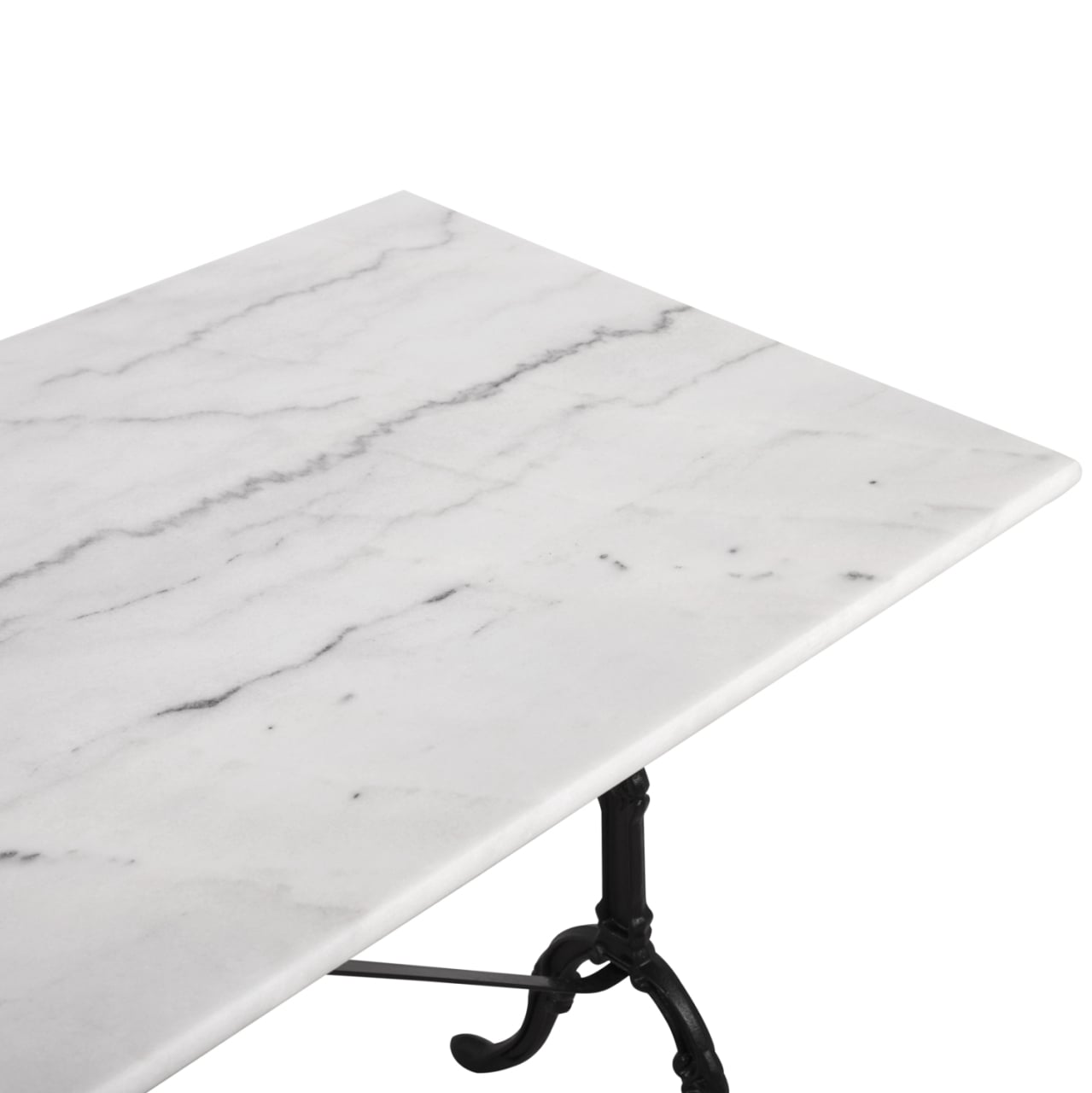 OUTDOOR DINING SET 5PCS ZETA HM10872.01 METAL-MARBLE-CAST IRON [8]