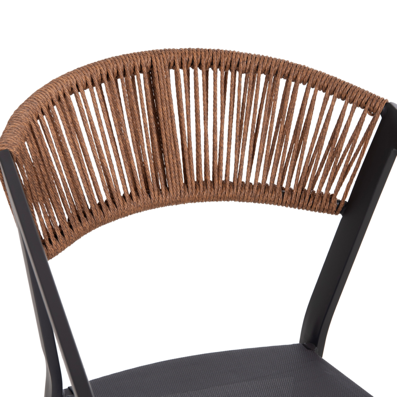 OUTDOOR DINING SET 7PCS BERG HM10876.01 GREY METAL TABLE--ALUMINUM CHAIRS [6]