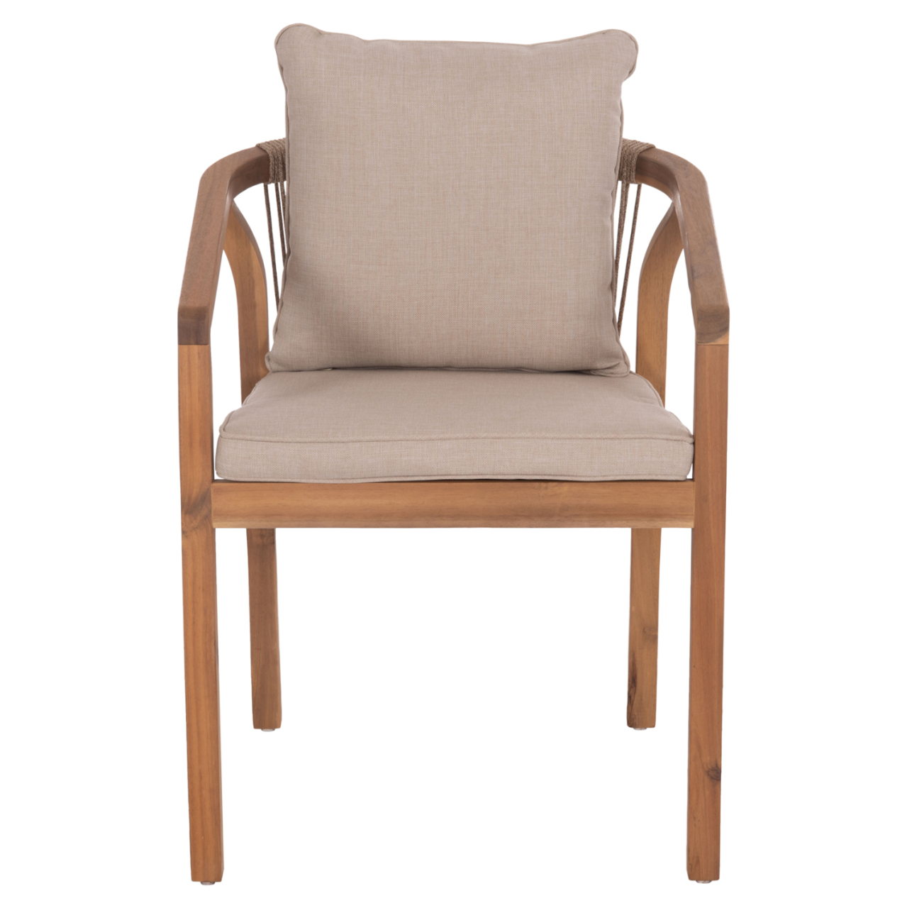 OUTDOOR DINING SET 7PCS CONTREL HM10899.01 ACACIA WOOD IN NATURAL--CUSHIONS IN BEIGE [4]