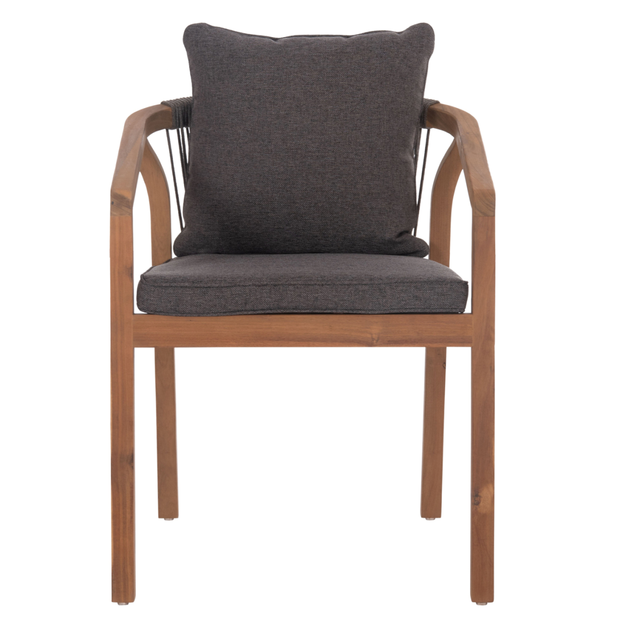 OUTDOOR DINING SET 7PCS CONTREL HM10899.02 ACACIA WOOD IN NATURAL--CUSHIONS IN GREY [4]