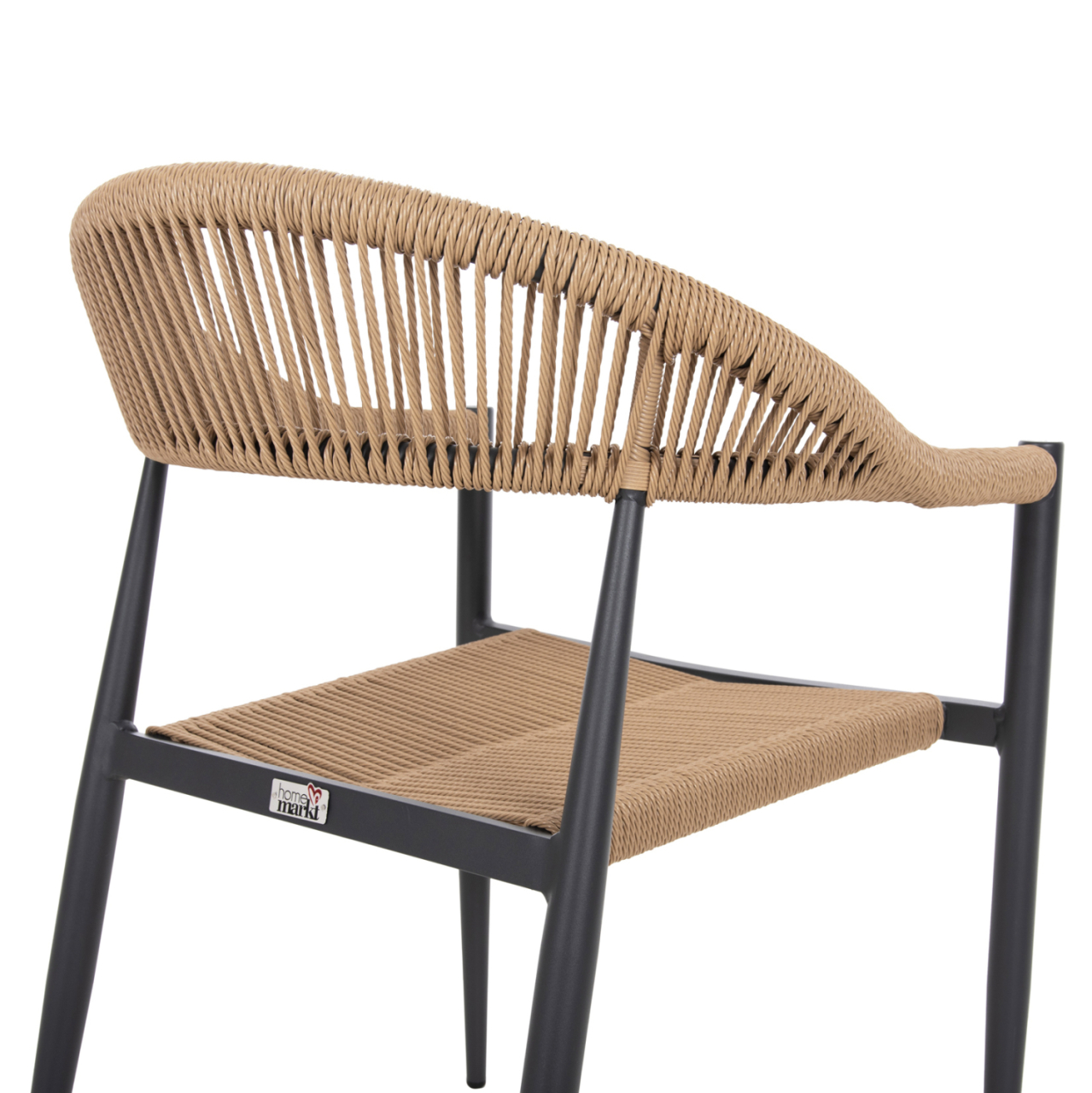 OUTDOOR DINING SET 7PCS GRET HM10877.01 GREY METAL TABLE--ALUMINUM CHAIRS [6]