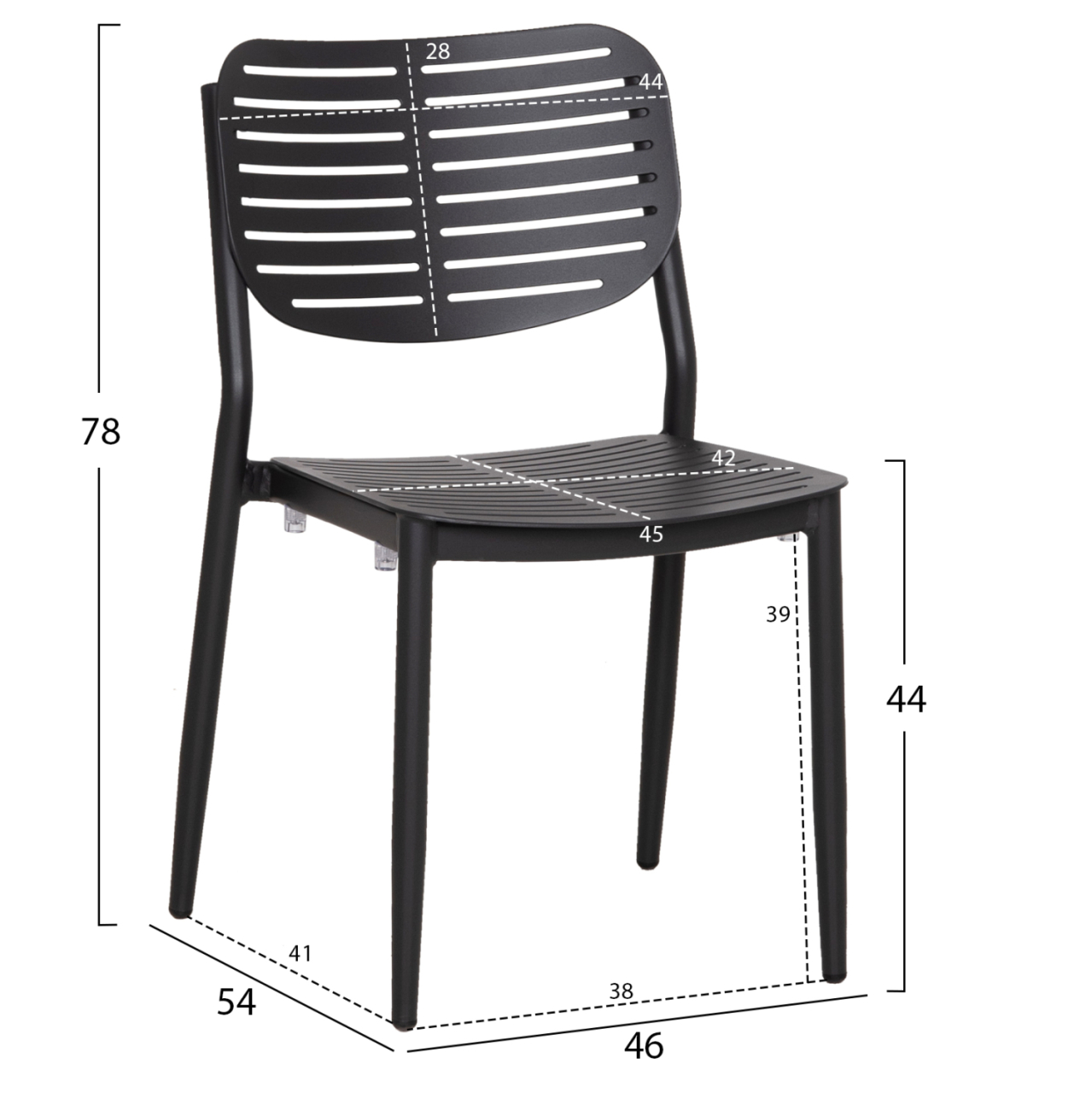OUTDOOR DINING SET 7PCS HILLIARD HM10999.03 ANTHRACITE ALUMINUM-POLYWOOD [4]