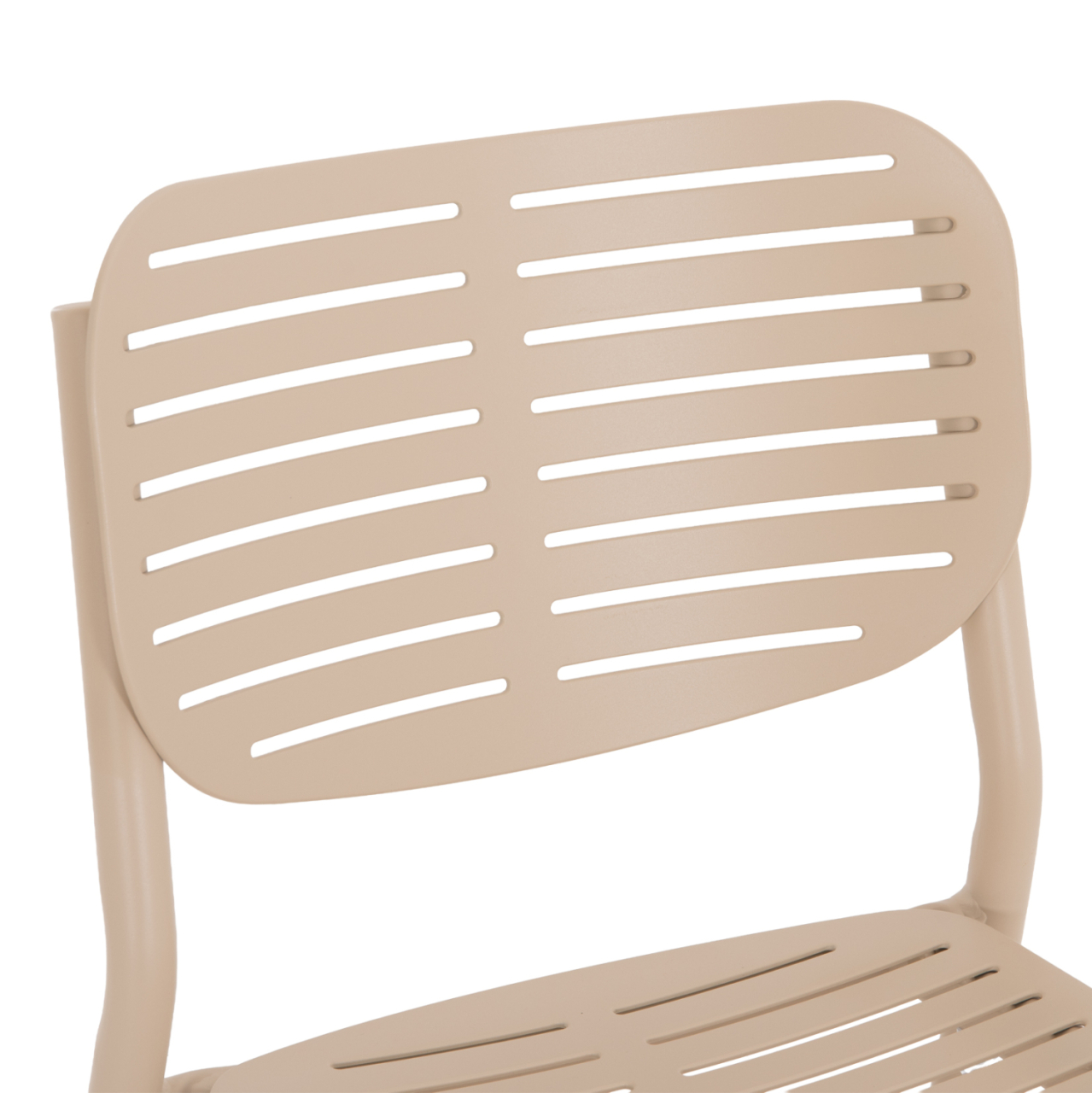 OUTDOOR DINING SET 7PCS HILLIARD HM10999.04 CHAMPAGNE COLORED ALUMINUM-POLYWOOD [5]
