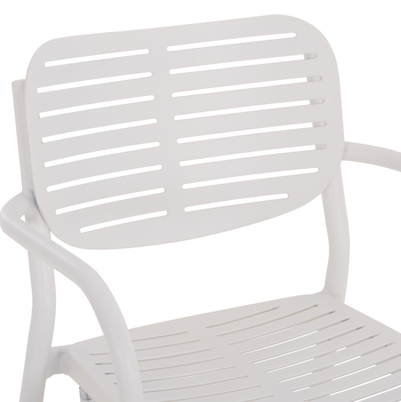 OUTDOOR DINING SET 7PCS HM10999.01 WHITE ALUMINUM-POLYWOOD [5]