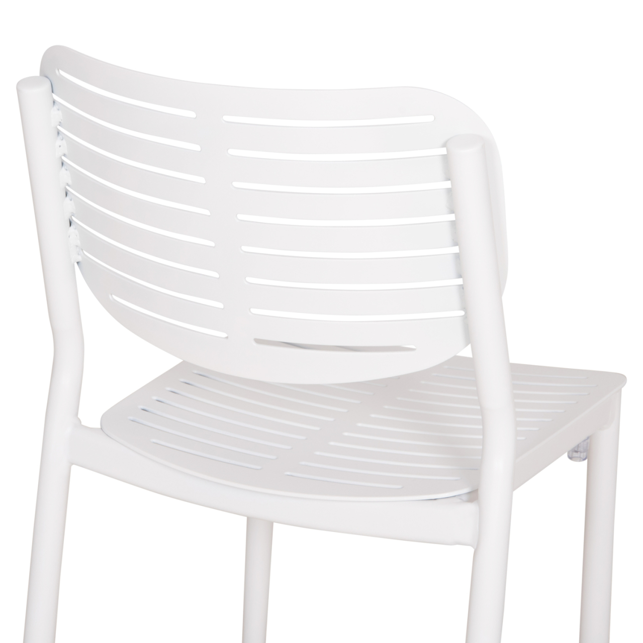 OUTDOOR DINING SET 7PCS HM10999.01 WHITE ALUMINUM-POLYWOOD [8]