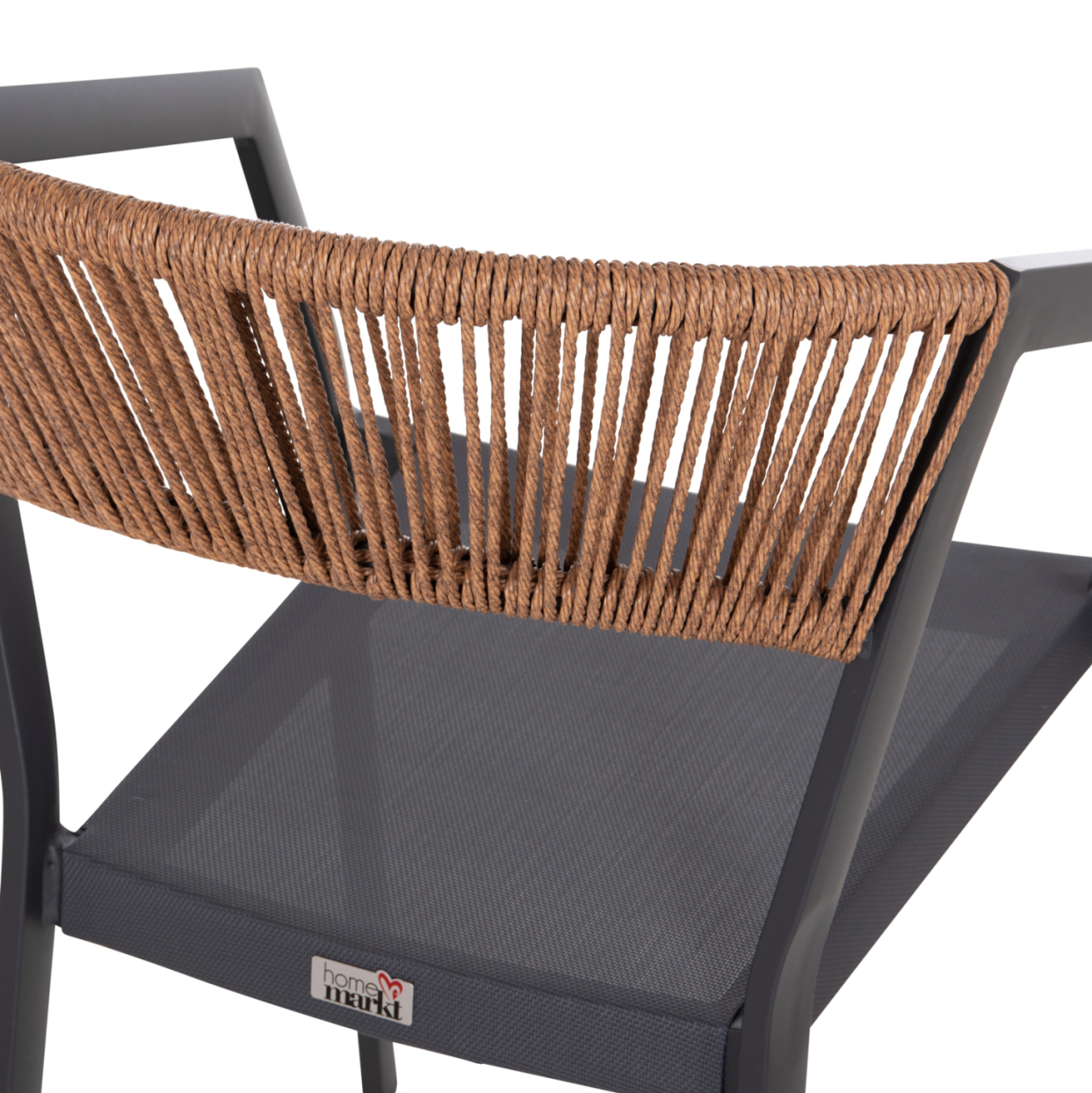 OUTDOOR DINING SET 7PCS MIRI HM10875.01 GREY METAL TABLE--ALUMINUM CHAIRS [9]