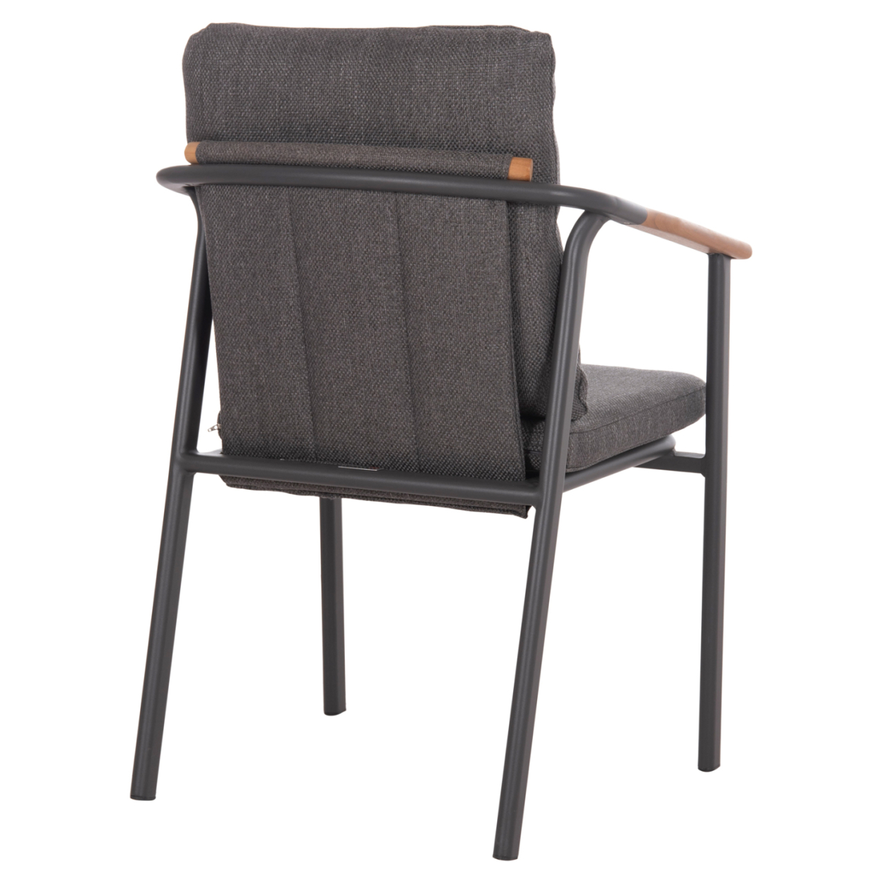 OUTDOOR DINING SET 7PCS SENTI HM10908.01 ALUMINUM and OLEFIN CUSHION COVERS---GREY [5]