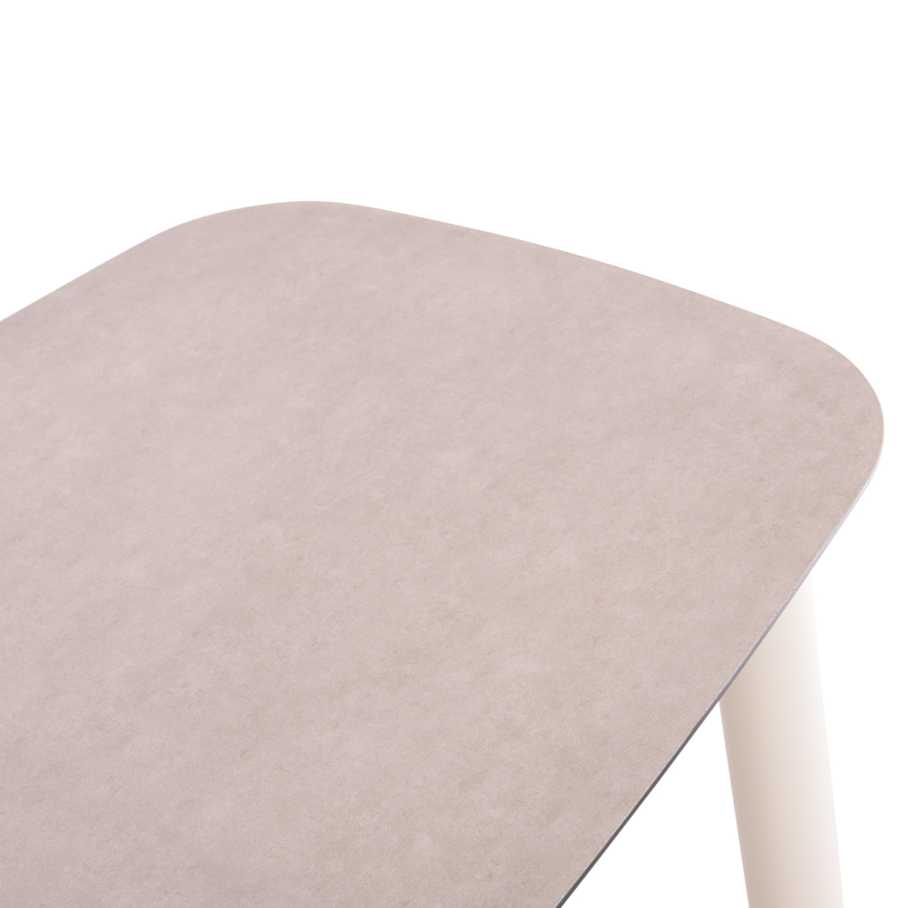 OUTDOOR DINING SET 7PCS SENTI HM10908.02 ALUMINUM IN CREAM WHITE and BEIGE OLEFIN CUSHION COVERS [8]
