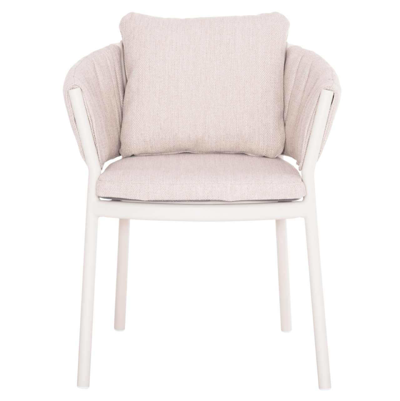 OUTDOOR DINING SET 7PCS SHANKS HM10909.02 ALUMINUM IN CREAM WHITE-BEIGE OLEFIN CUSHION COVERS [4]