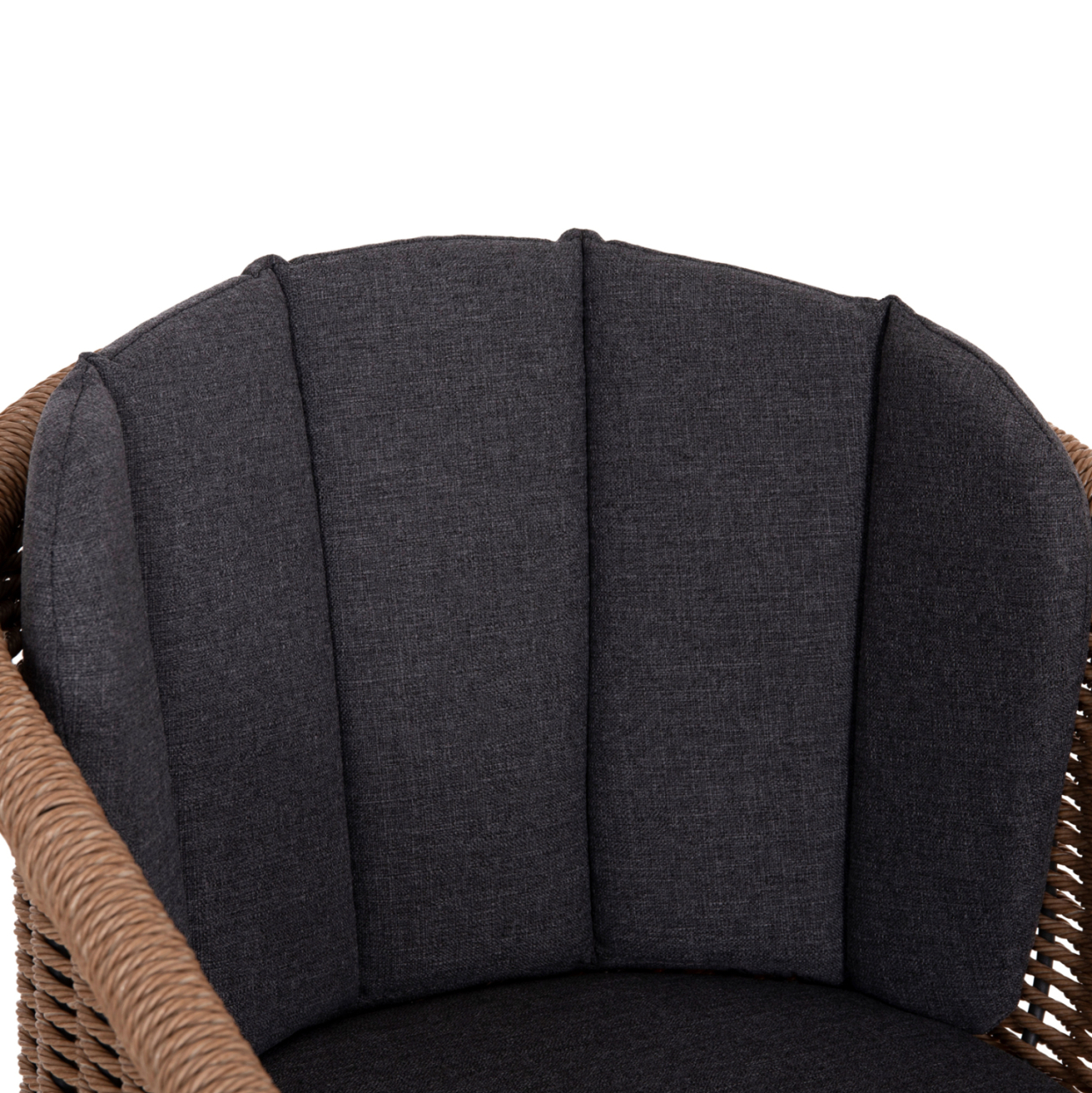 OUTDOOR DINING SET 7PCS VICTUS HM10862.01 GREY ALUMINUM-SINTERED STONE-OLEFIN--WICKER [8]