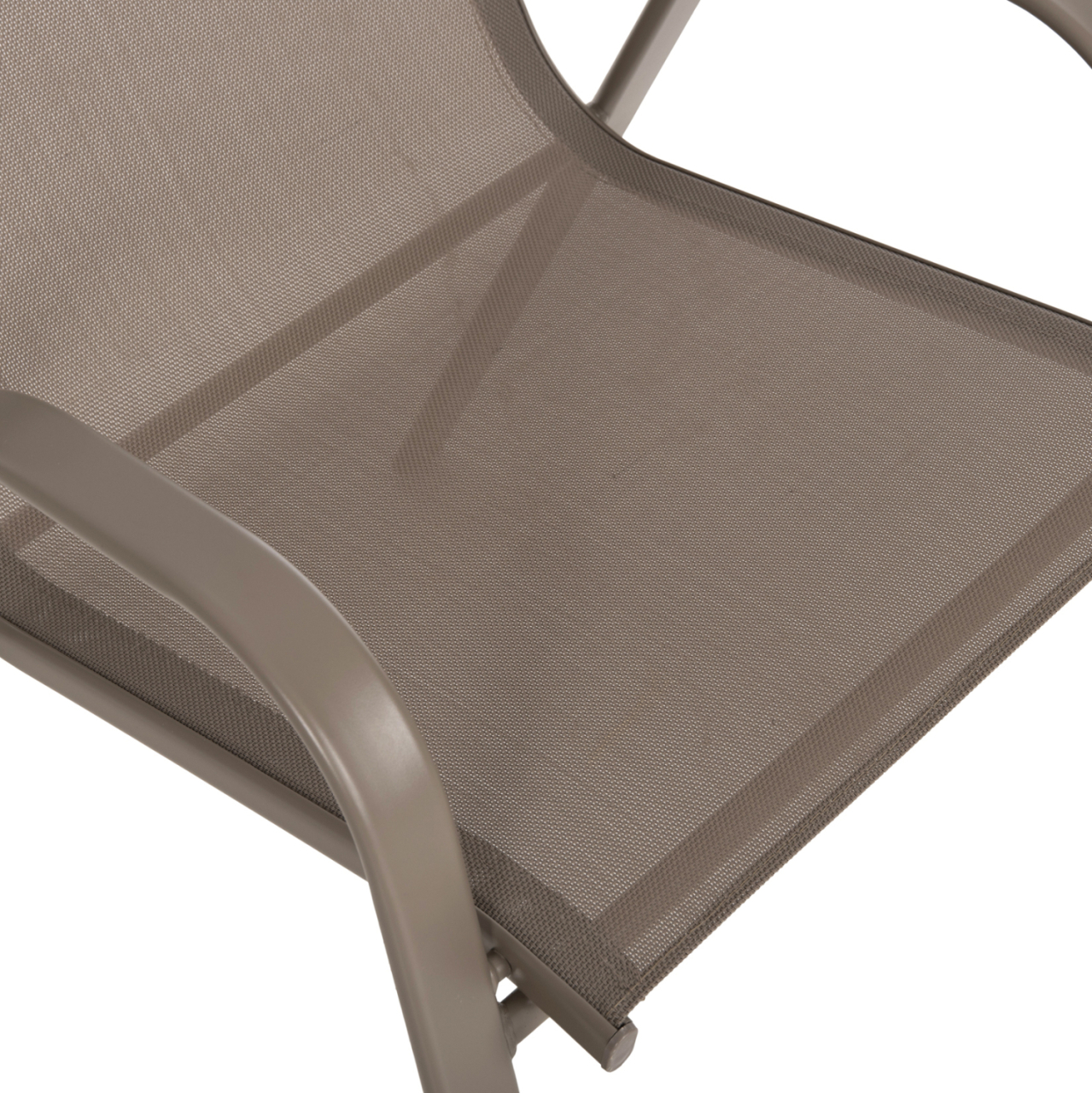 OUTDOOR DINING SET ADAM HM10897.04 TABLE 110x60cm and 4 ARMCHAIRS--CHAMPAGNE COLOR [5]