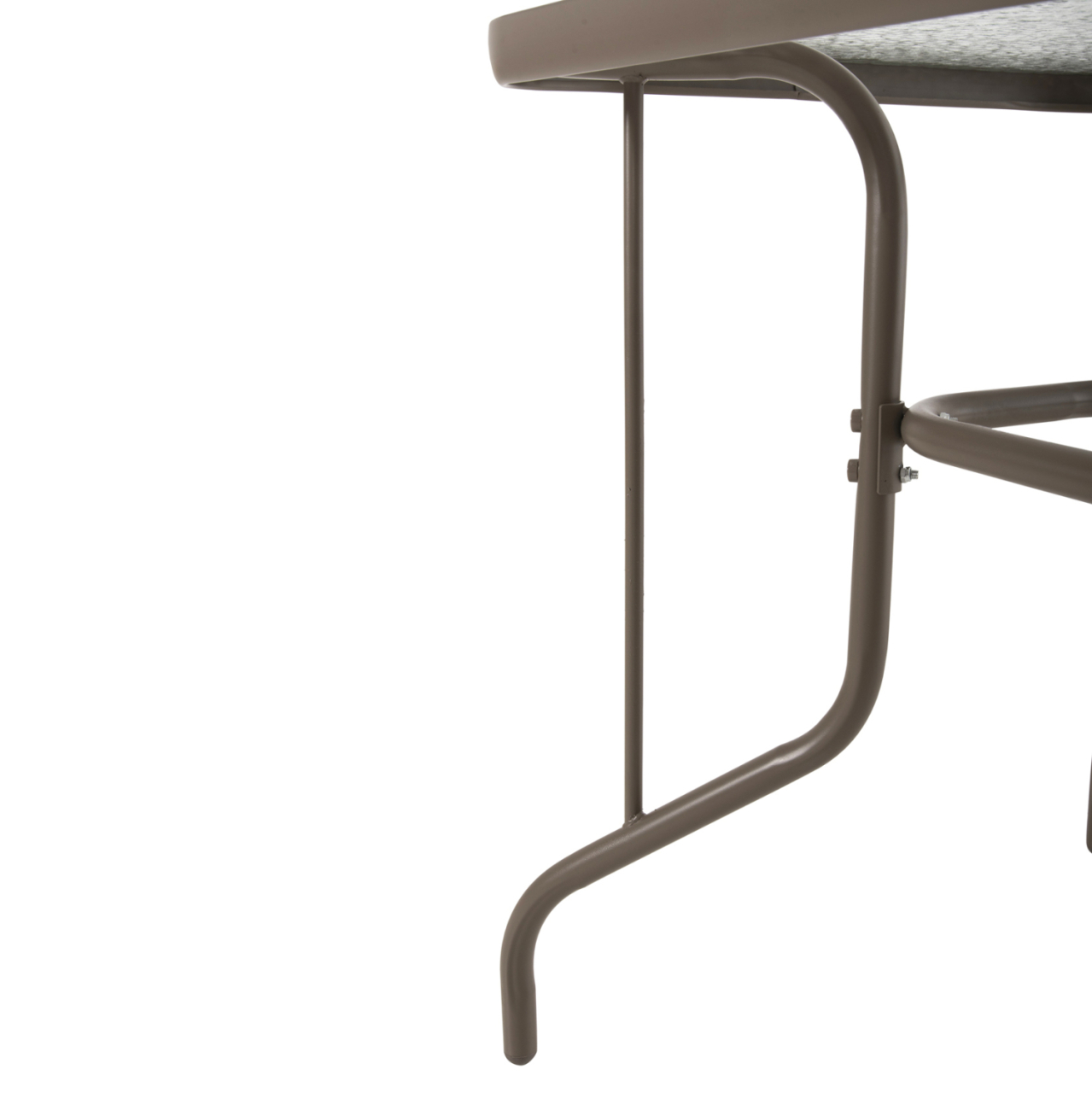 OUTDOOR DINING SET ADAM HM10897.04 TABLE 110x60cm and 4 ARMCHAIRS--CHAMPAGNE COLOR [9]