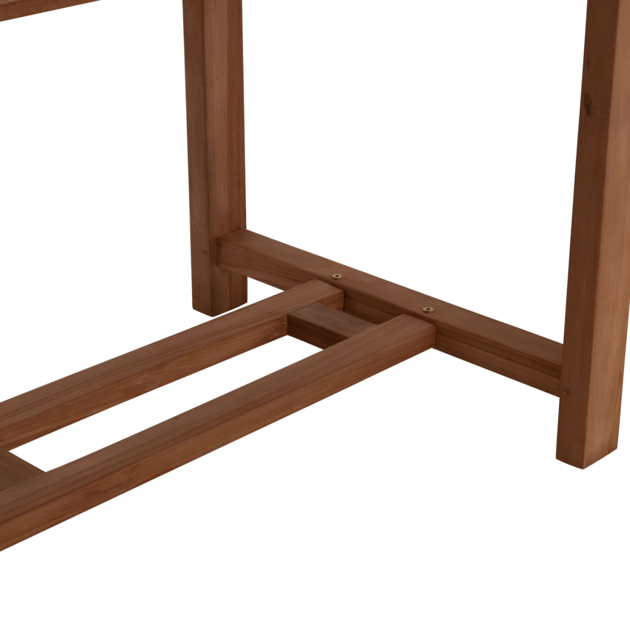 OUTDOOR DINING SET CRANDER HM21288 TABLE and 6 DINING CHAIRS FOLDABLE--TEAK WOOD [9]