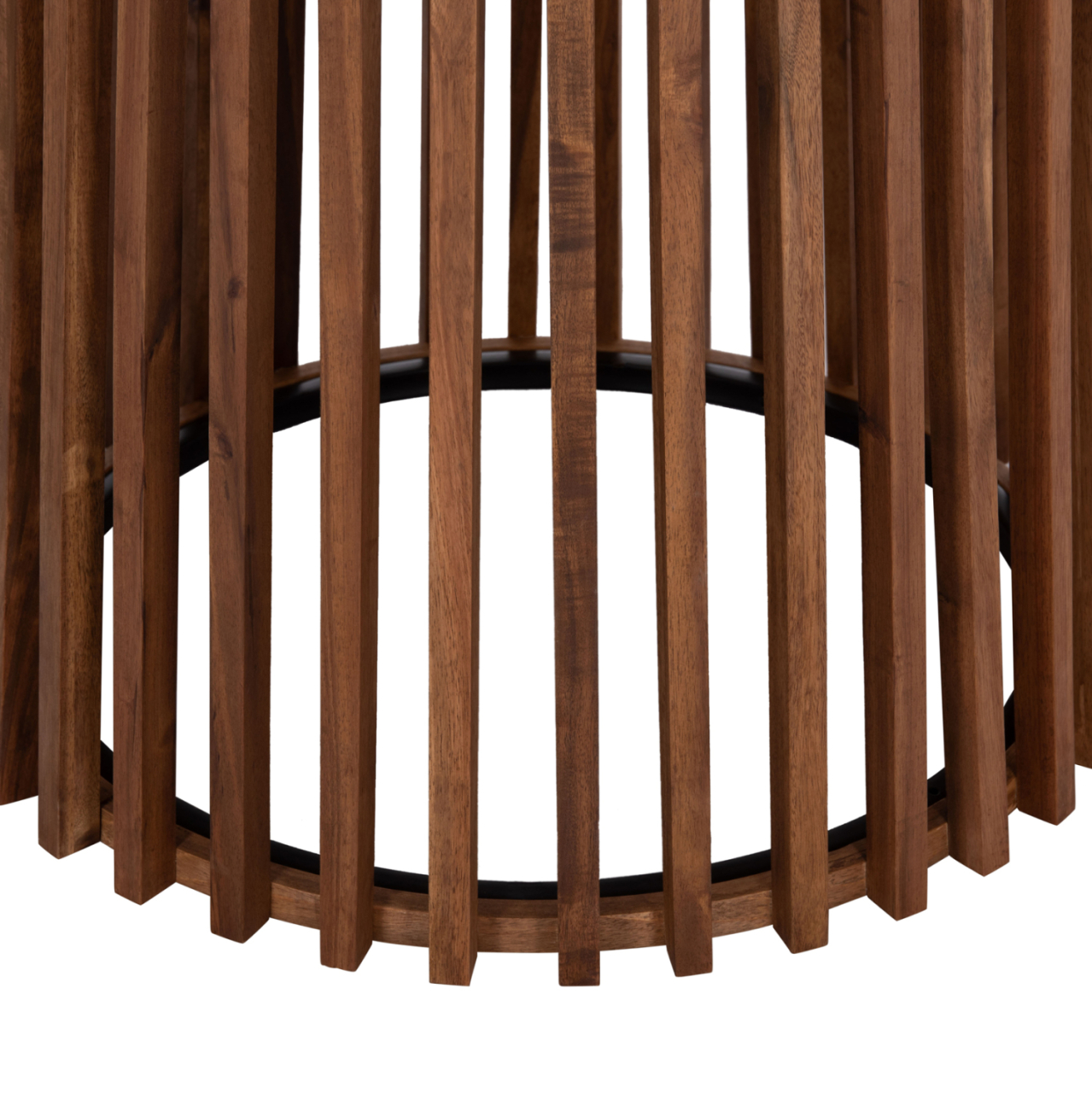 OUTDOOR DINING TABLE CRISTOBAL HM6234 ACACIA WOOD-METAL Φ120x76Hcm. [10]