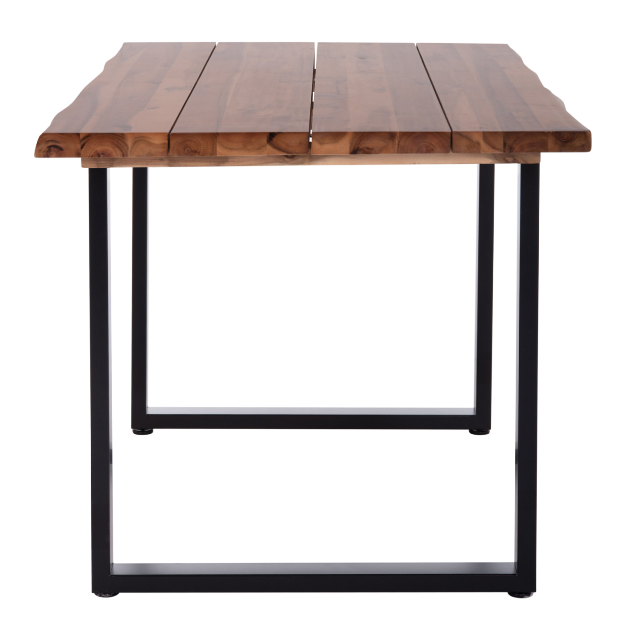OUTDOOR DINING TABLE FRIGGO HM6296.01 ACACIA WOOD 3.5cm thick--METAL LEGS 140x80x77Hcm [5]