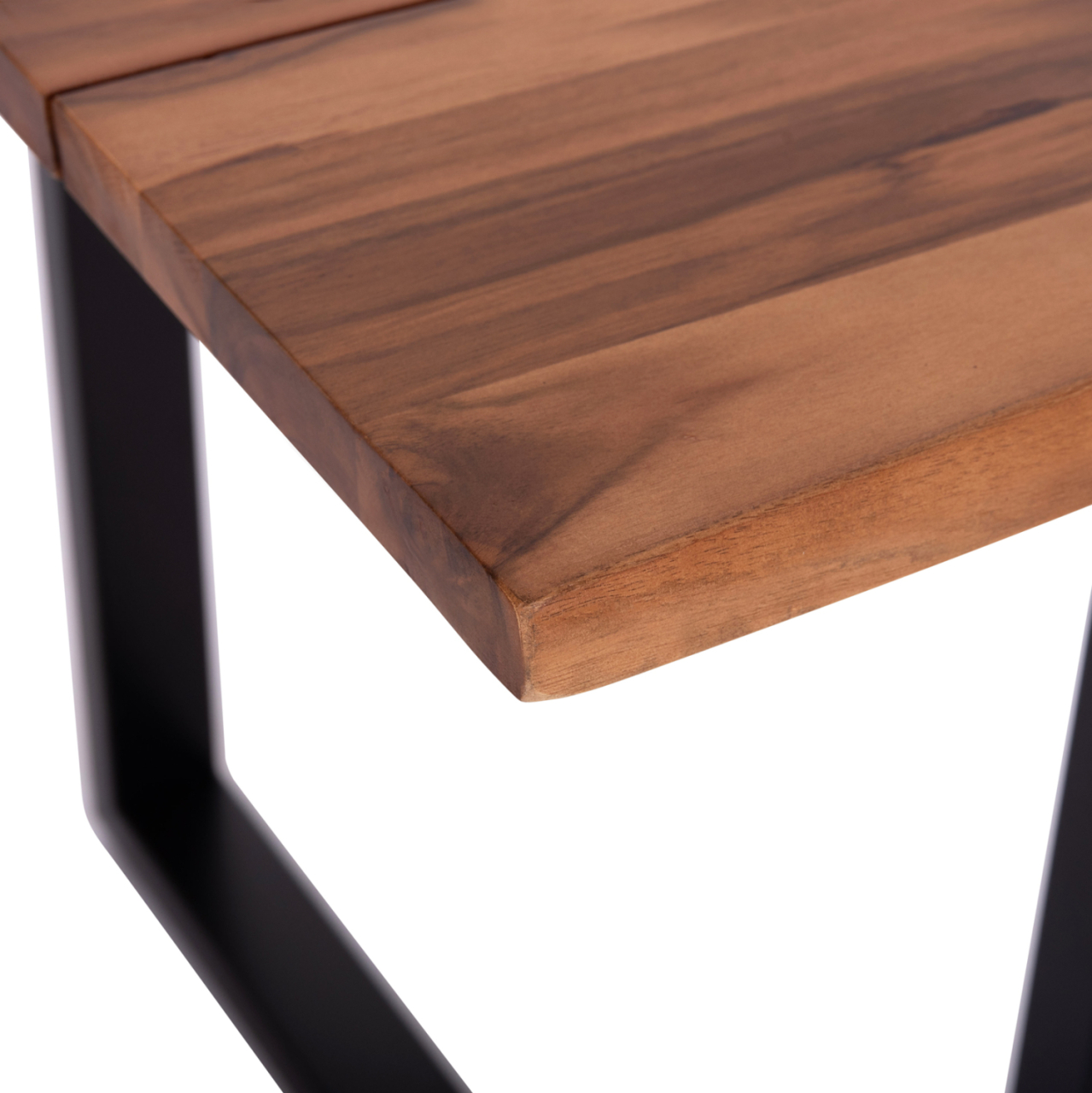OUTDOOR DINING TABLE FRIGGO HM6296.02 ACACIA WOOD 2.6cm thick--METAL LEGS 140x80x76Hcm [8]