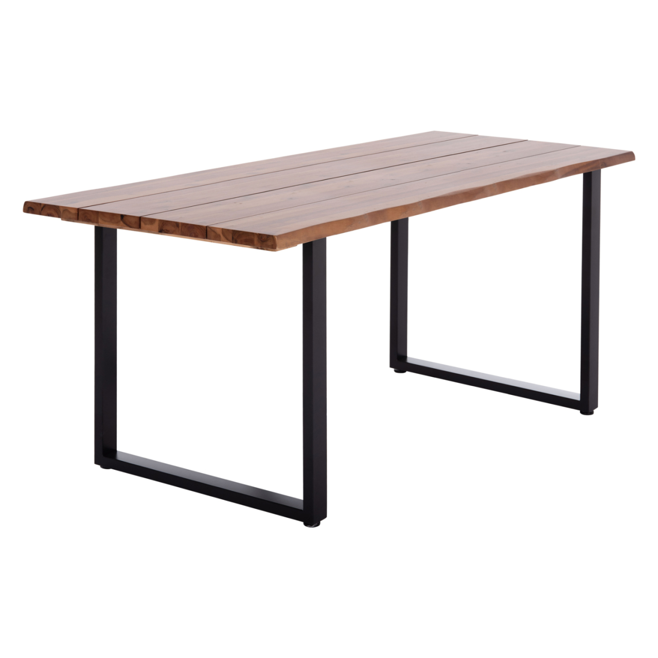 OUTDOOR DINING TABLE FRIGGO HM6297.01 ACACIA WOOD 3.5cm thick--METAL LEGS 160x80x77Hcm [4]