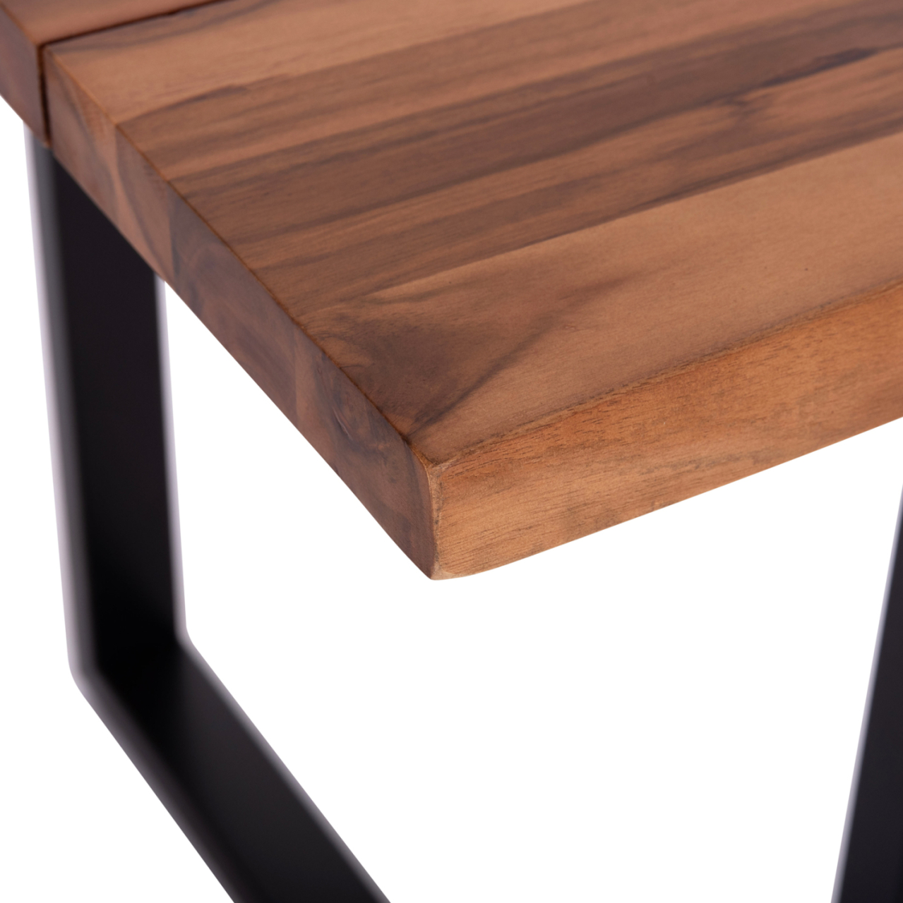 OUTDOOR DINING TABLE FRIGGO HM6297.01 ACACIA WOOD 3.5cm thick--METAL LEGS 160x80x77Hcm [8]