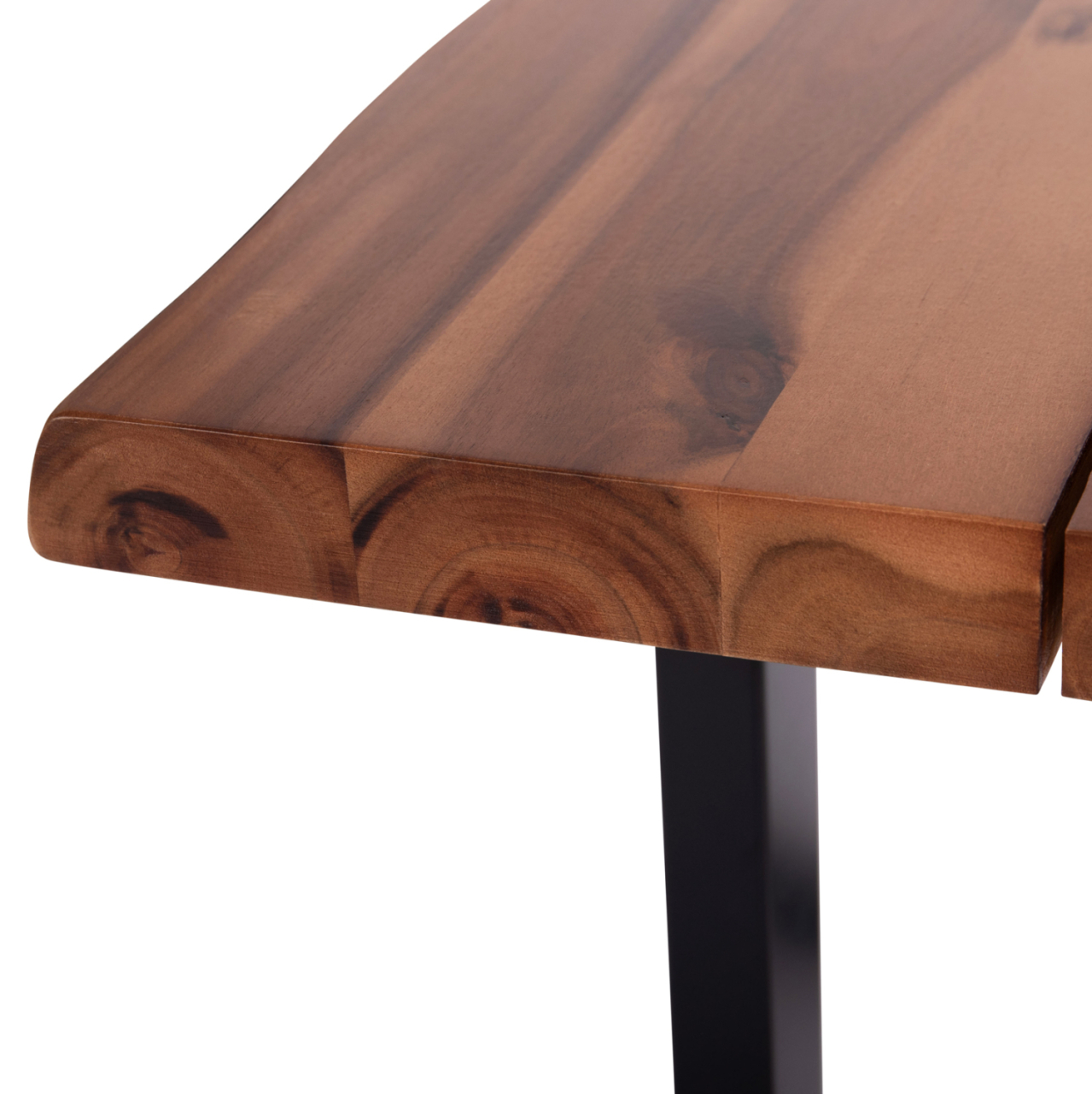 OUTDOOR DINING TABLE FRIGGO HM6297.01 ACACIA WOOD 3.5cm thick--METAL LEGS 160x80x77Hcm [10]