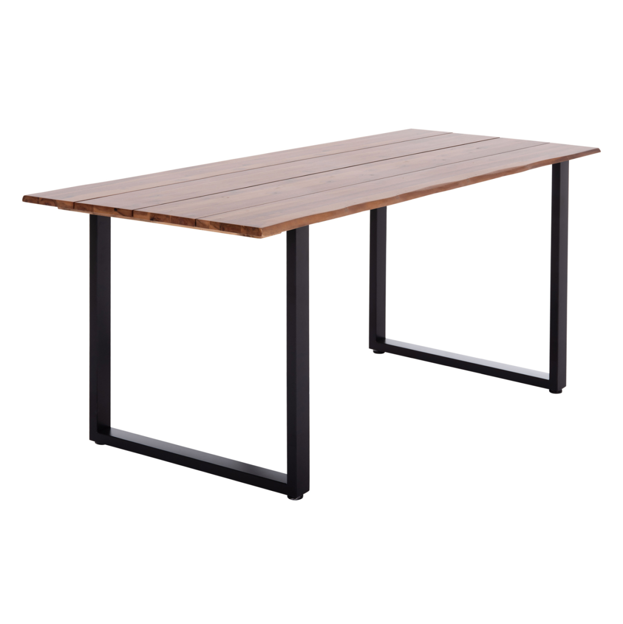 OUTDOOR DINING TABLE FRIGGO HM6297.02 ACACIA WOOD 2.6cm thick--METAL LEGS 160x80x76Hcm [4]