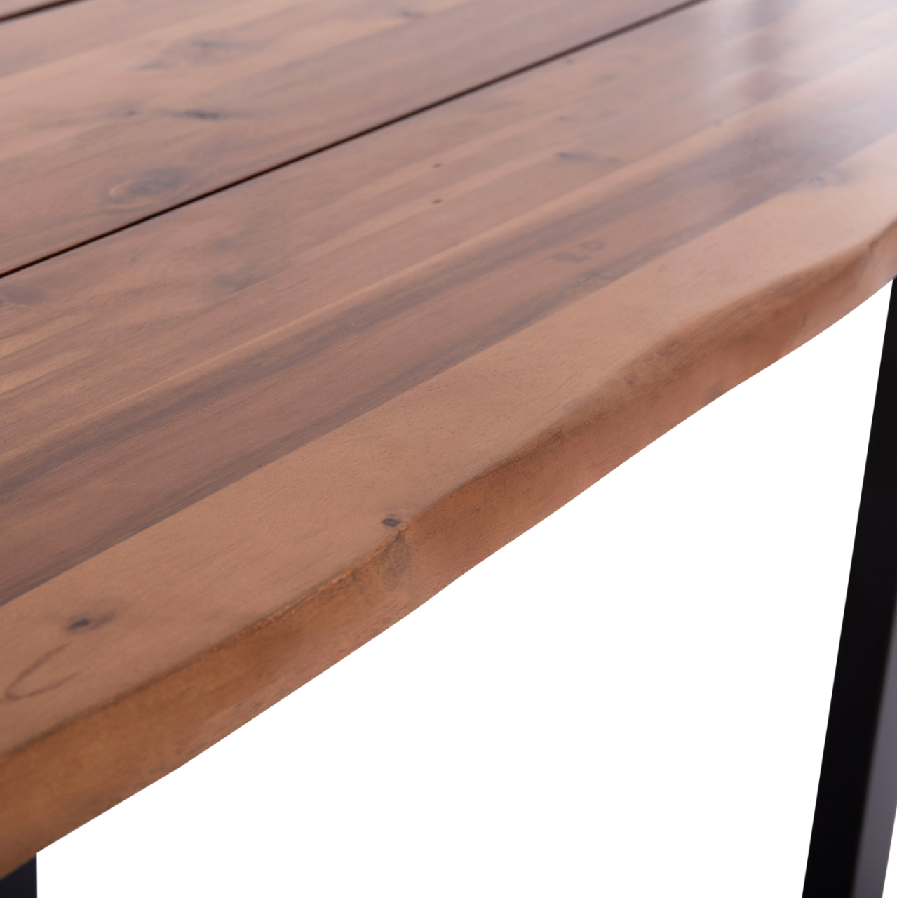 OUTDOOR DINING TABLE FRIGGO HM6297.02 ACACIA WOOD 2.6cm thick--METAL LEGS 160x80x76Hcm [9]