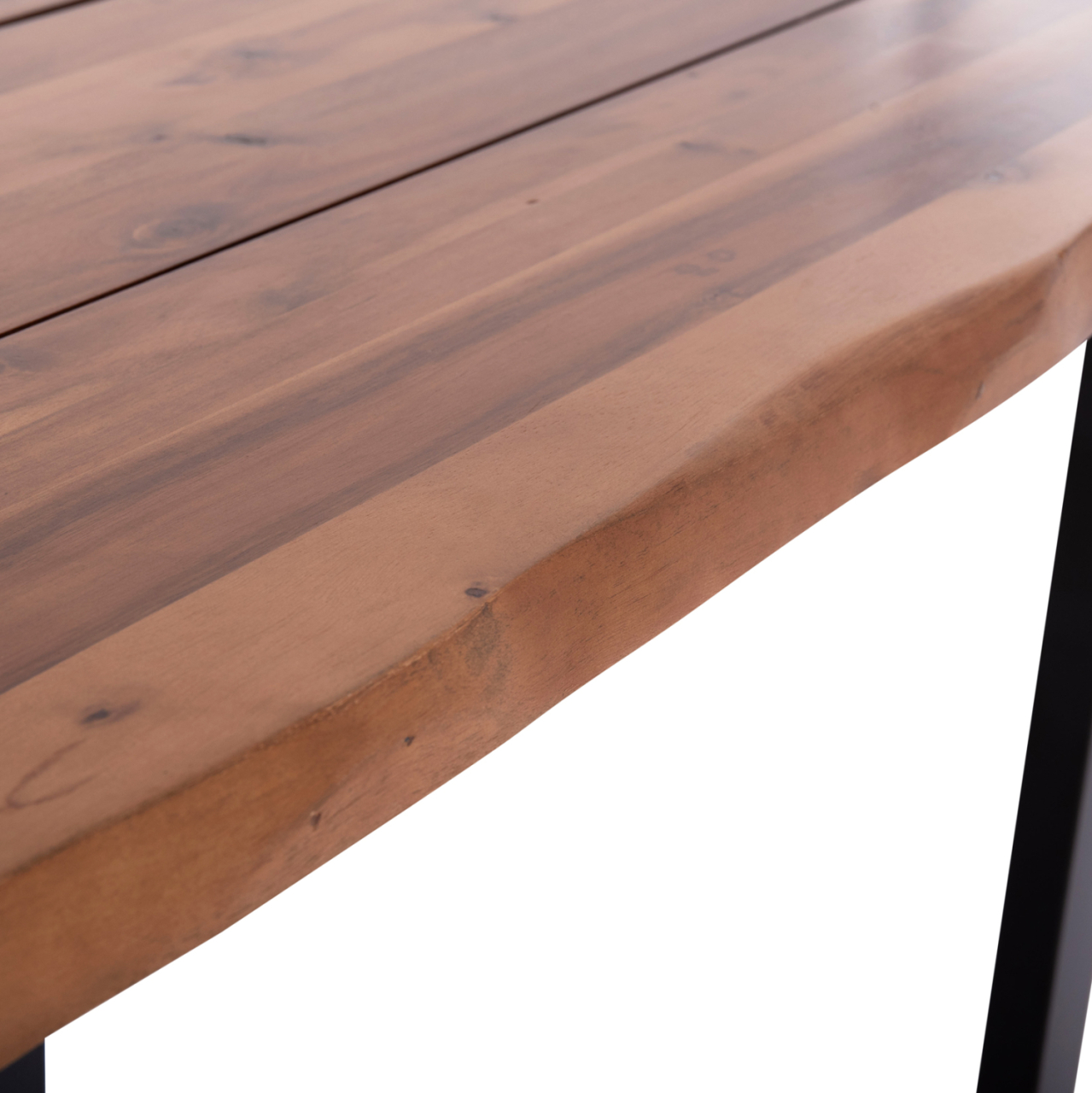 OUTDOOR DINING TABLE FRIGGO HM6298.01 ACACIA WOOD 3.5cm thick--METAL LEGS 200x100x77Hcm [9]