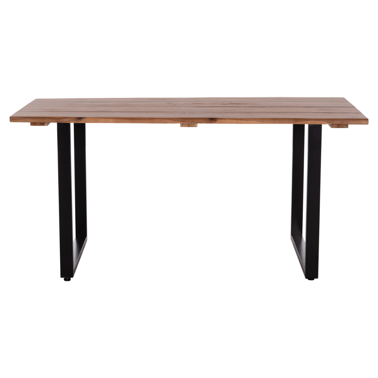 OUTDOOR DINING TABLE FRIGGO HM6375.02 ACACIA WOOD 2.6cm thick--METAL LEGS 160x80x76Hcm [3]
