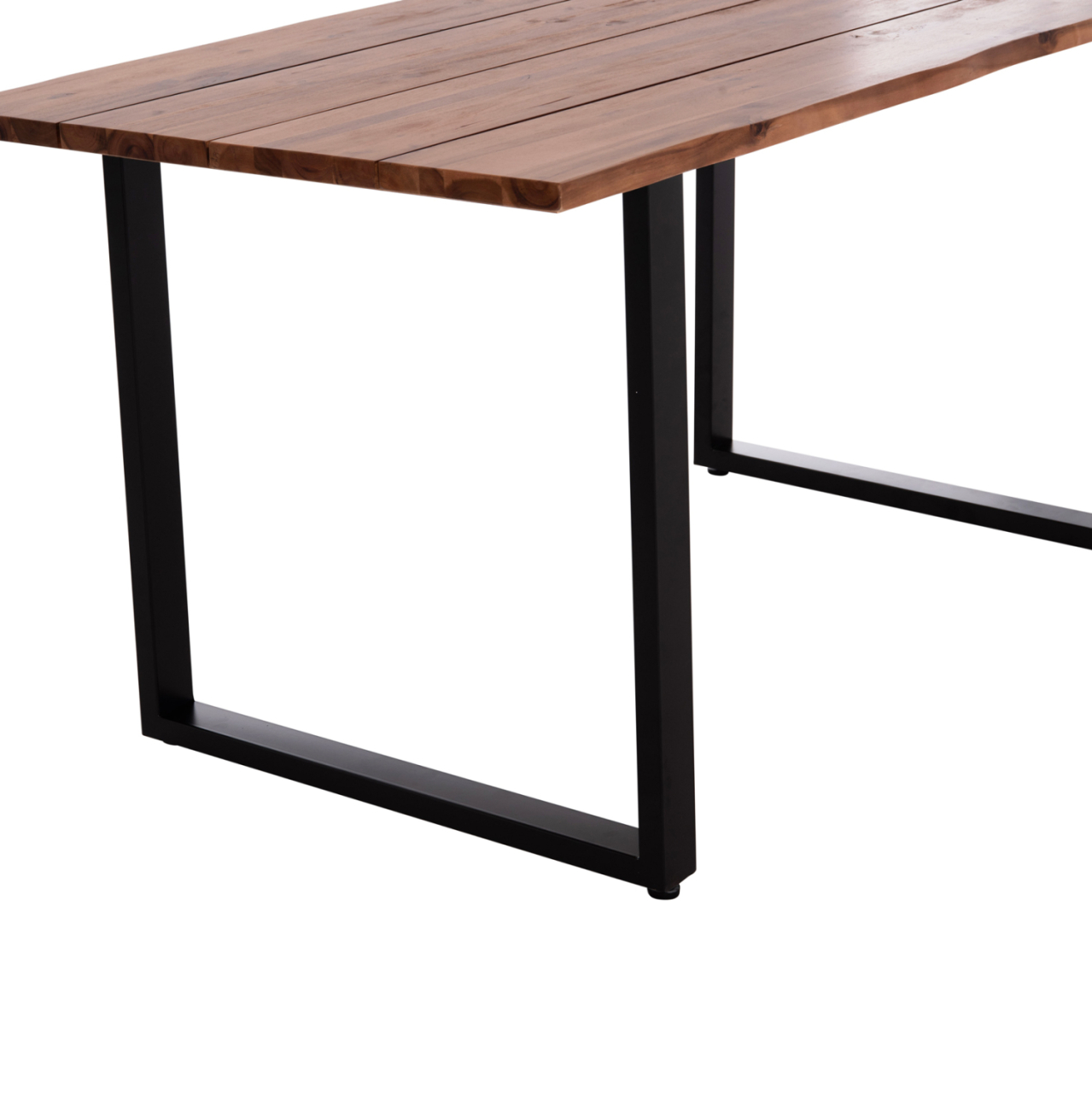 OUTDOOR DINING TABLE FRIGGO HM6375.02 ACACIA WOOD 2.6cm thick--METAL LEGS 160x80x76Hcm [9]