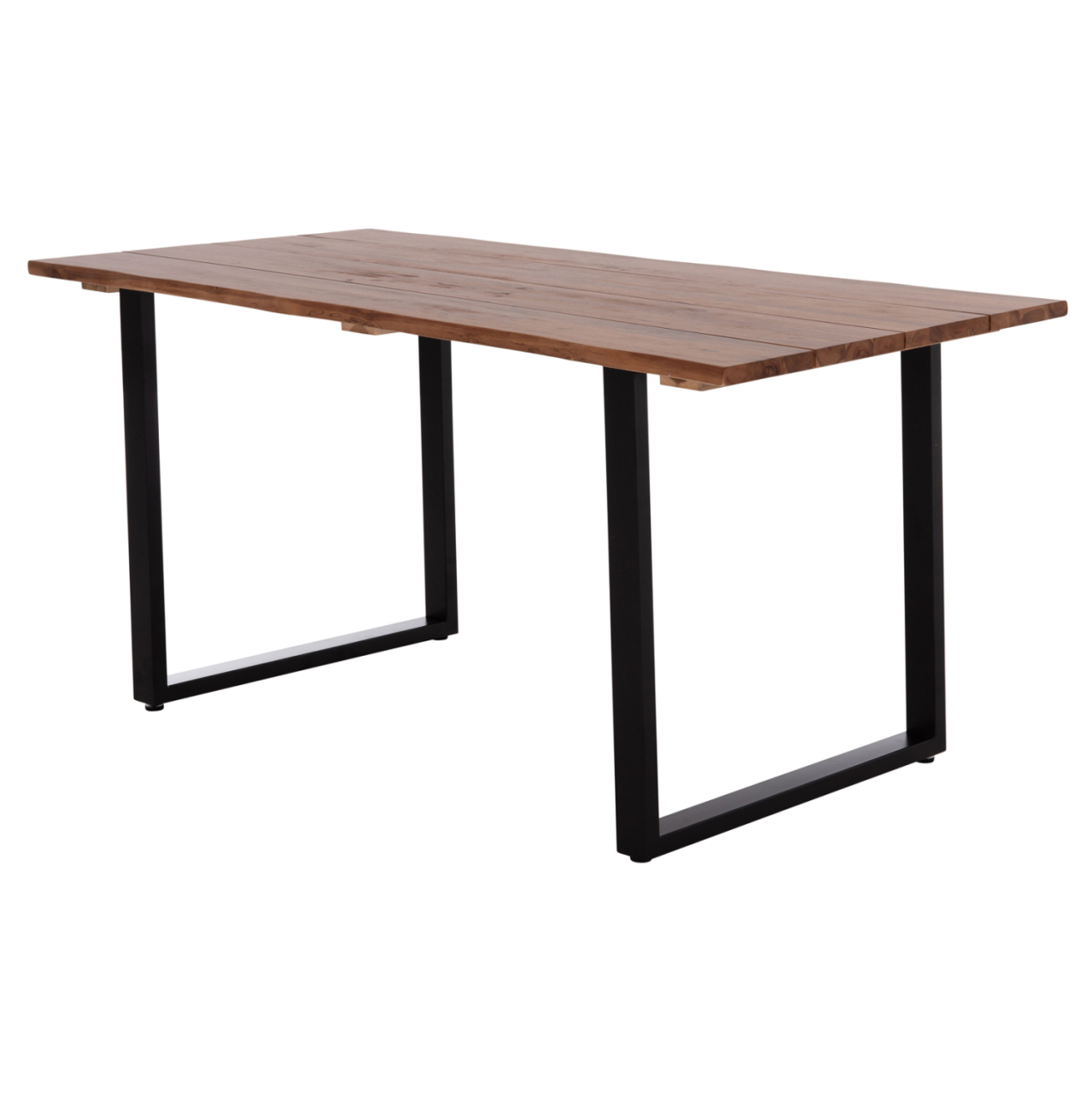 OUTDOOR DINING TABLE FRIGGO HM6375.02 ACACIA WOOD 2.6cm thick--METAL LEGS 160x80x76Hcm [5]