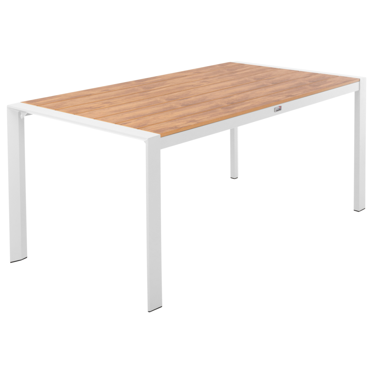 OUTDOOR DINING TABLE GOYA HM6059.01 ALUMINUM IN WHITE and POLYWOOD TABLETOP 160X80Χ75Hcm. [5]