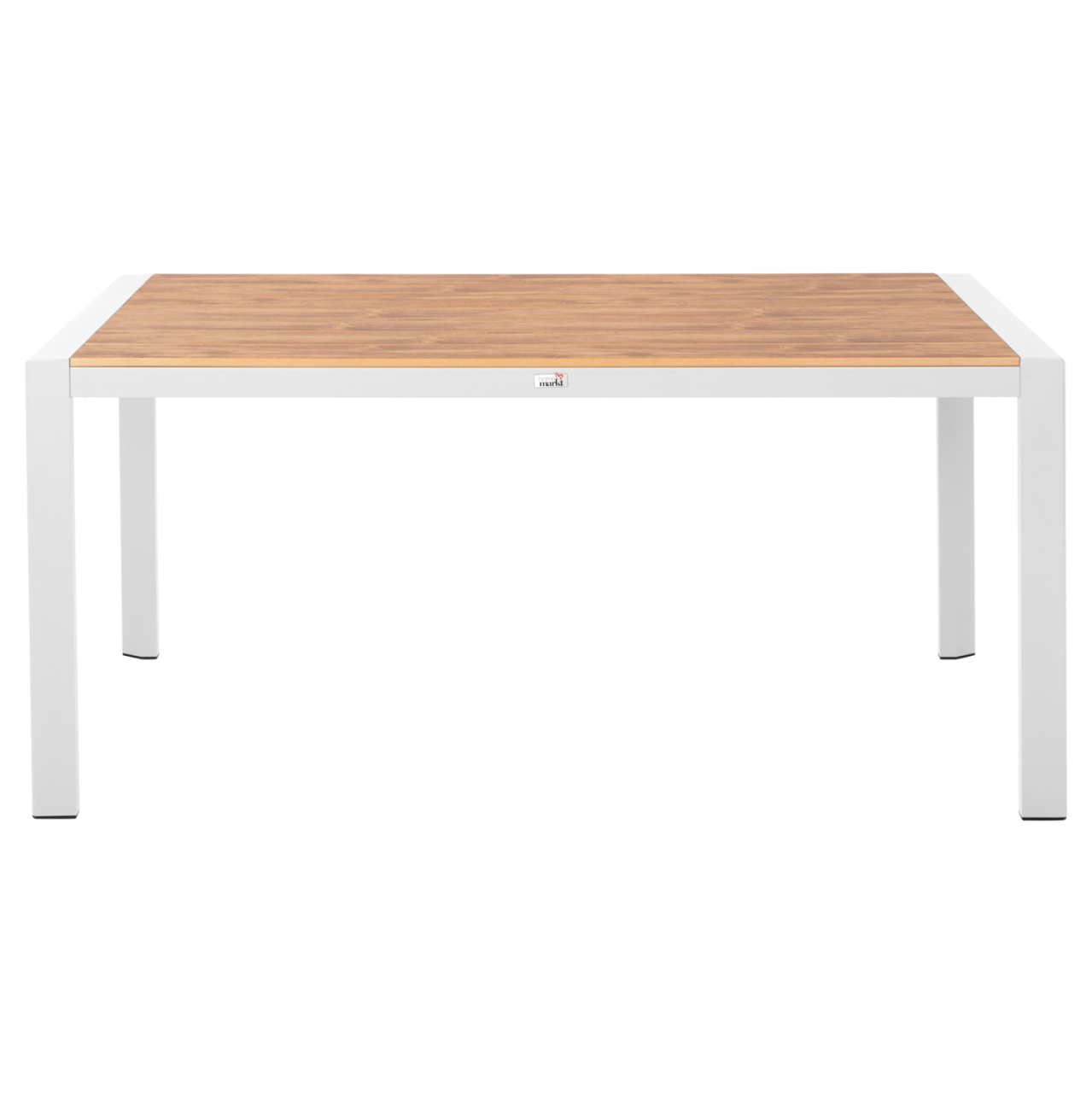 OUTDOOR DINING TABLE GOYA HM6059.01 ALUMINUM IN WHITE and POLYWOOD TABLETOP 160X80Χ75Hcm. [3]