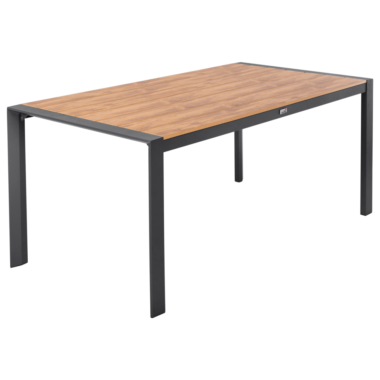 OUTDOOR DINING TABLE GOYA HM6059.03 ALUMINUM IN ANTHRACITE and POLYWOOD TABLETOP 160X80Χ75Hcm. [5]