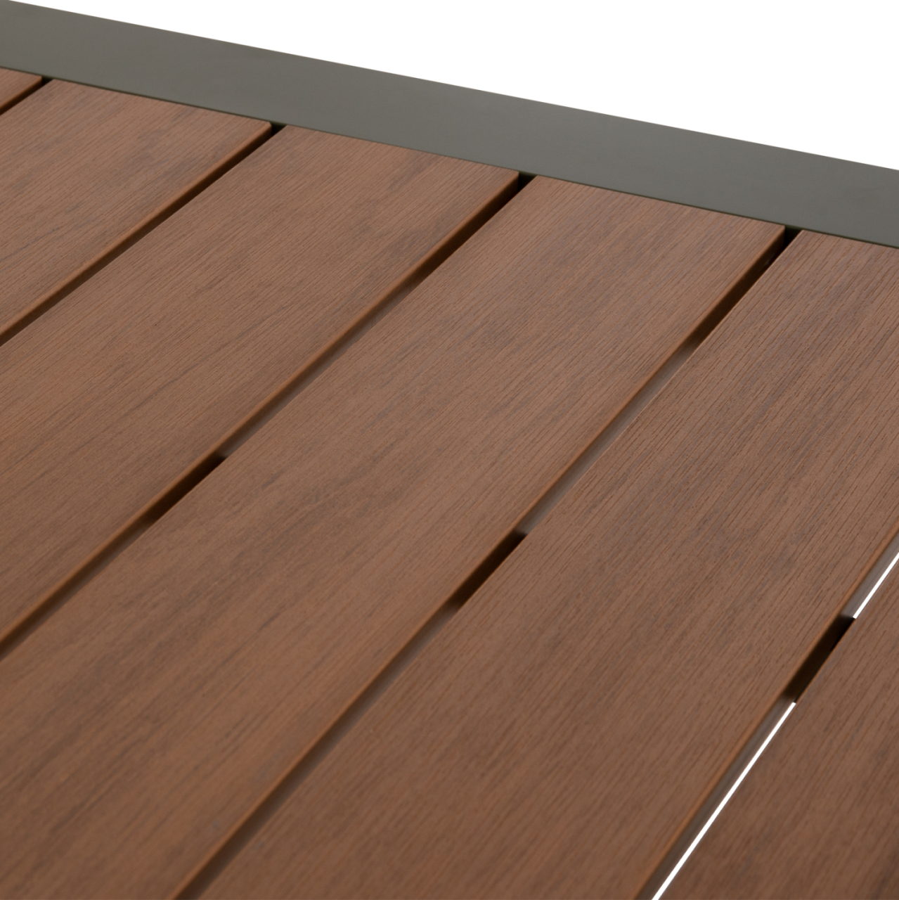 OUTDOOR DINING TABLE GOYA HM6059.07 ALUMINUM IN OLIVE GREEN and POLYWOOD 160X80Χ75Hcm. [6]