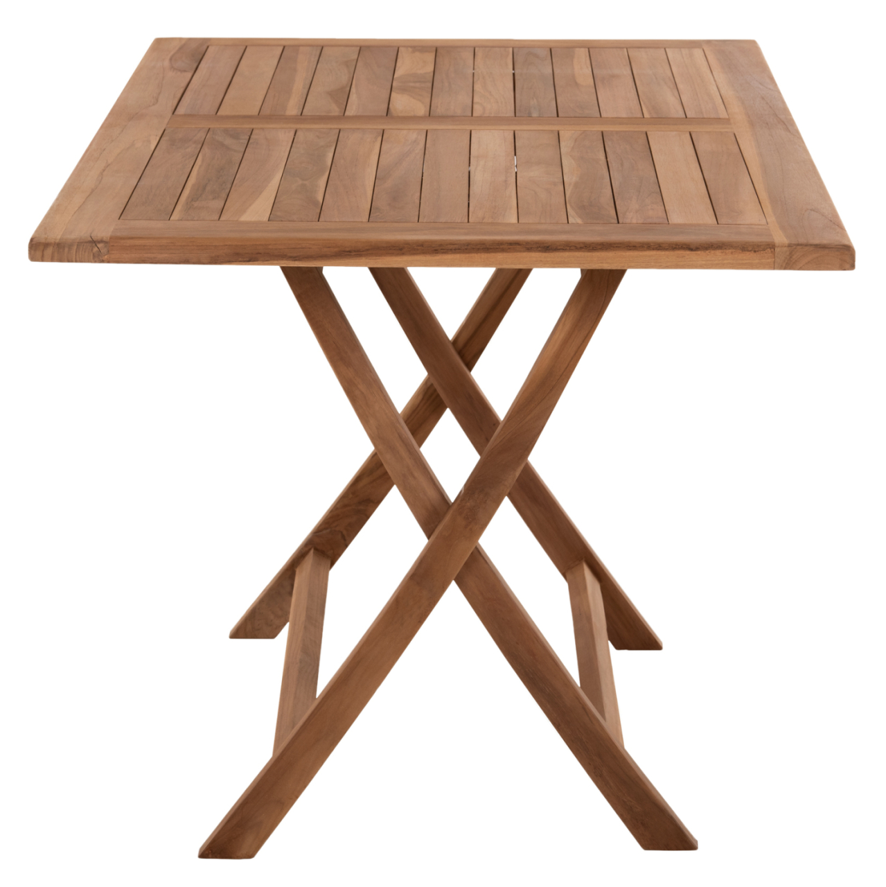 OUTDOOR DINING TABLE KENDALL HM9542 FOLDABLE-TEAK IN NATURAL COLOR 120x80x75Hcm. [4]