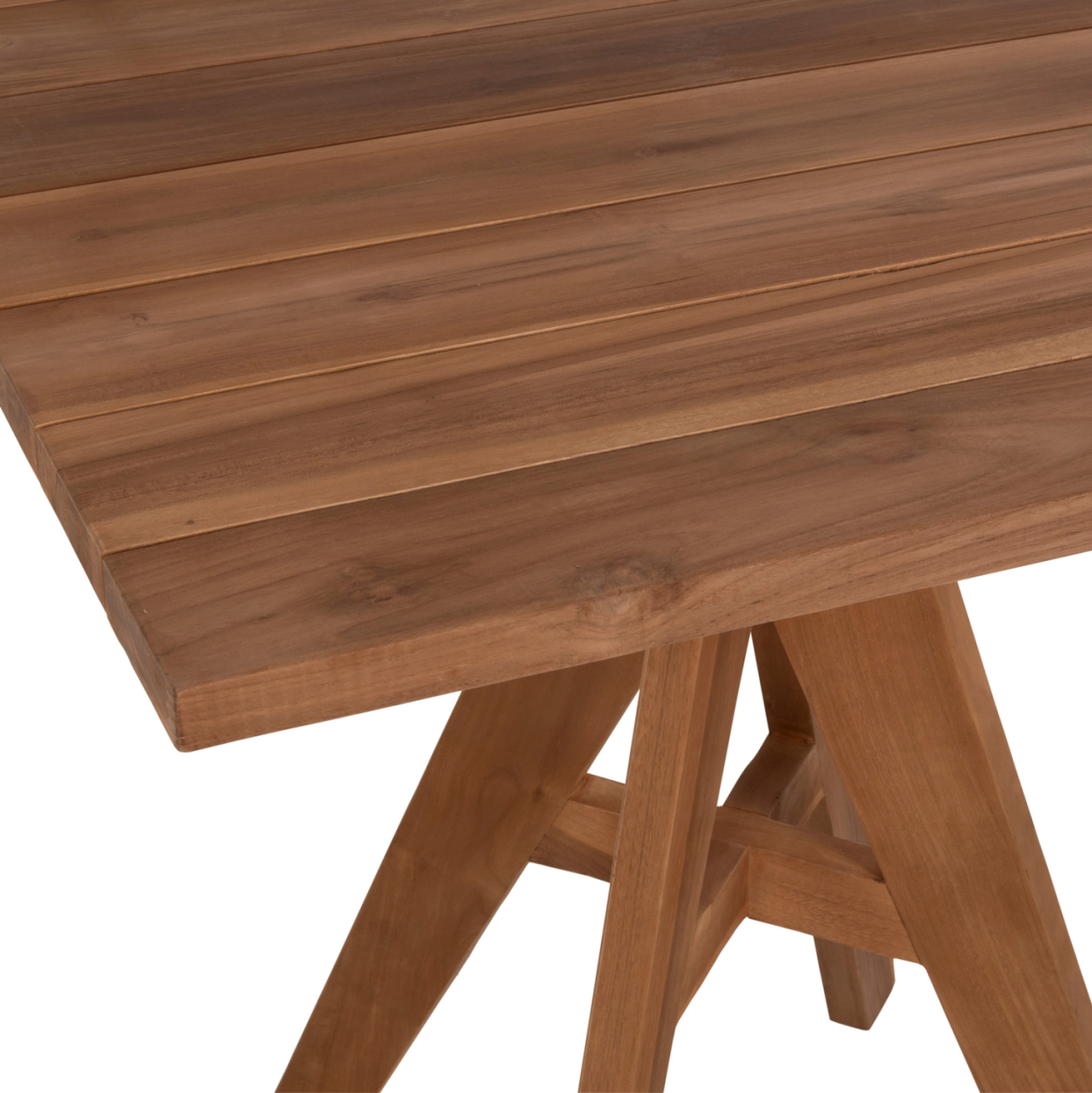 OUTDOOR DINING TABLE LEO HM9622.11 SQUARE TEAK WOOD 80x80x75Hcm. [4]