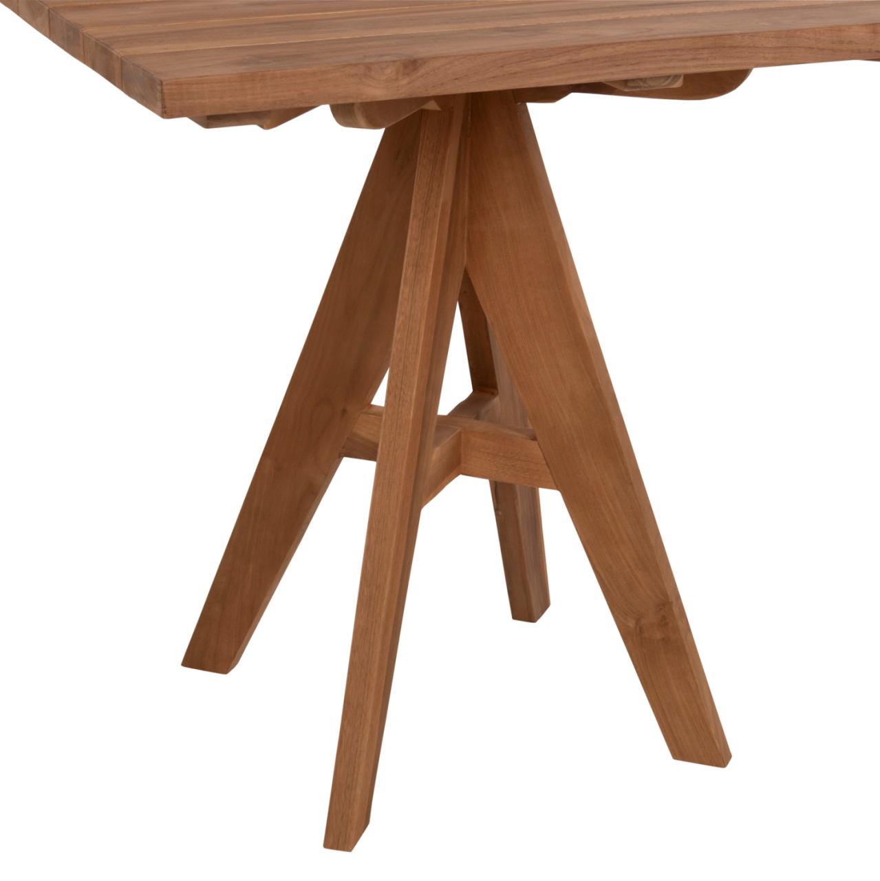 OUTDOOR DINING TABLE LEO HM9622.11 SQUARE TEAK WOOD 80x80x75Hcm. [5]