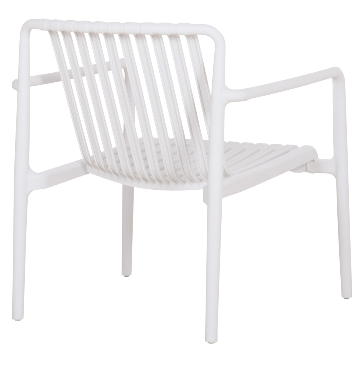 OUTDOOR LOUNGE ARMCHAIR MALEN HM6626.01 WHITE POLYPROPYLENE 67x75x75Hcm [5]