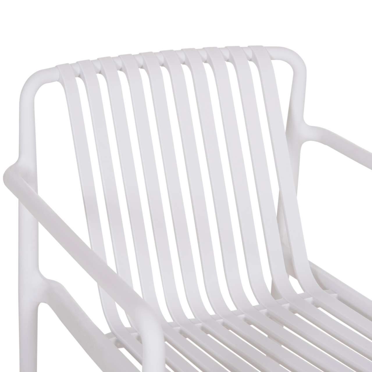 OUTDOOR LOUNGE ARMCHAIR MALEN HM6626.01 WHITE POLYPROPYLENE 67x75x75Hcm [7]