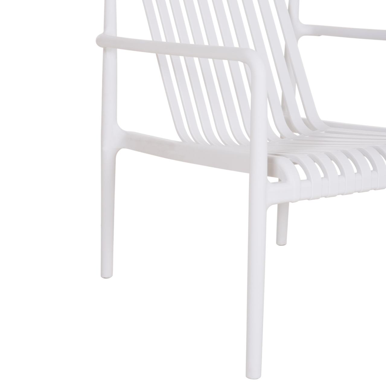 OUTDOOR LOUNGE ARMCHAIR MALEN HM6626.01 WHITE POLYPROPYLENE 67x75x75Hcm [9]