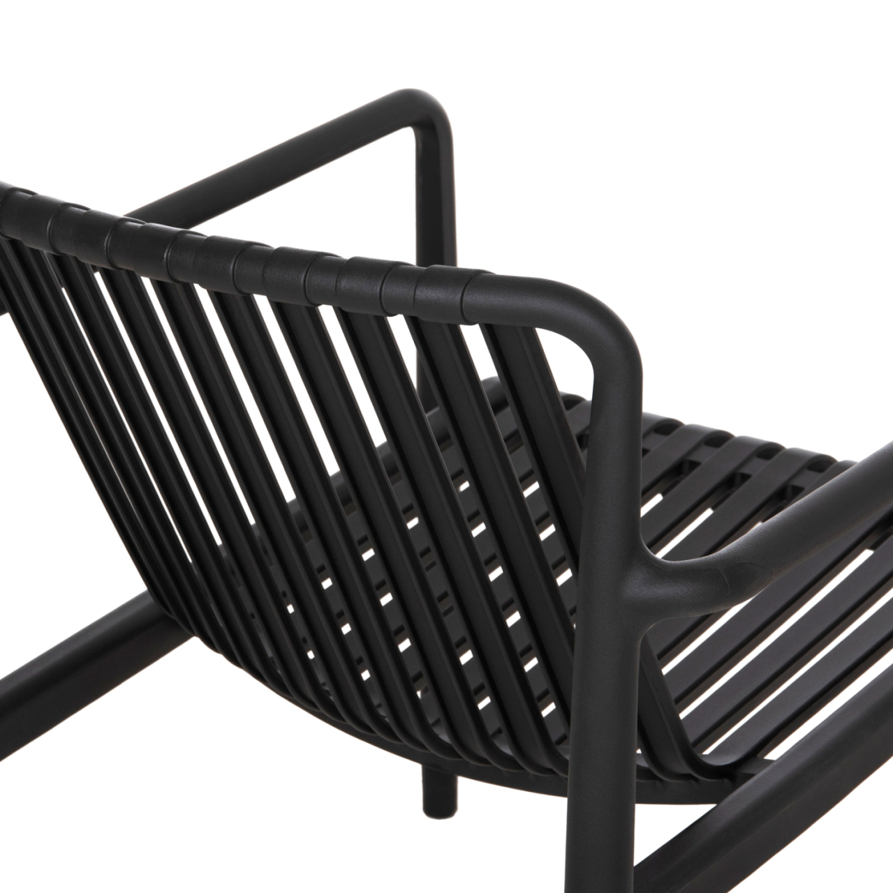 OUTDOOR LOUNGE ARMCHAIR MALEN HM6626.02 BLACK POLYPROPYLENE 67x75x75Hcm [10]