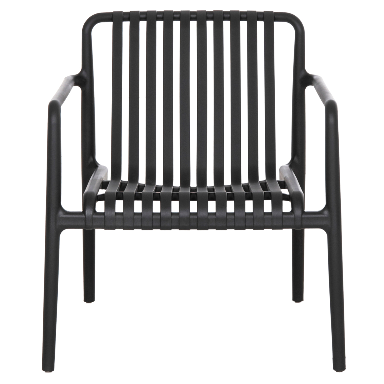 OUTDOOR LOUNGE ARMCHAIR MALEN HM6626.02 BLACK POLYPROPYLENE 67x75x75Hcm [3]