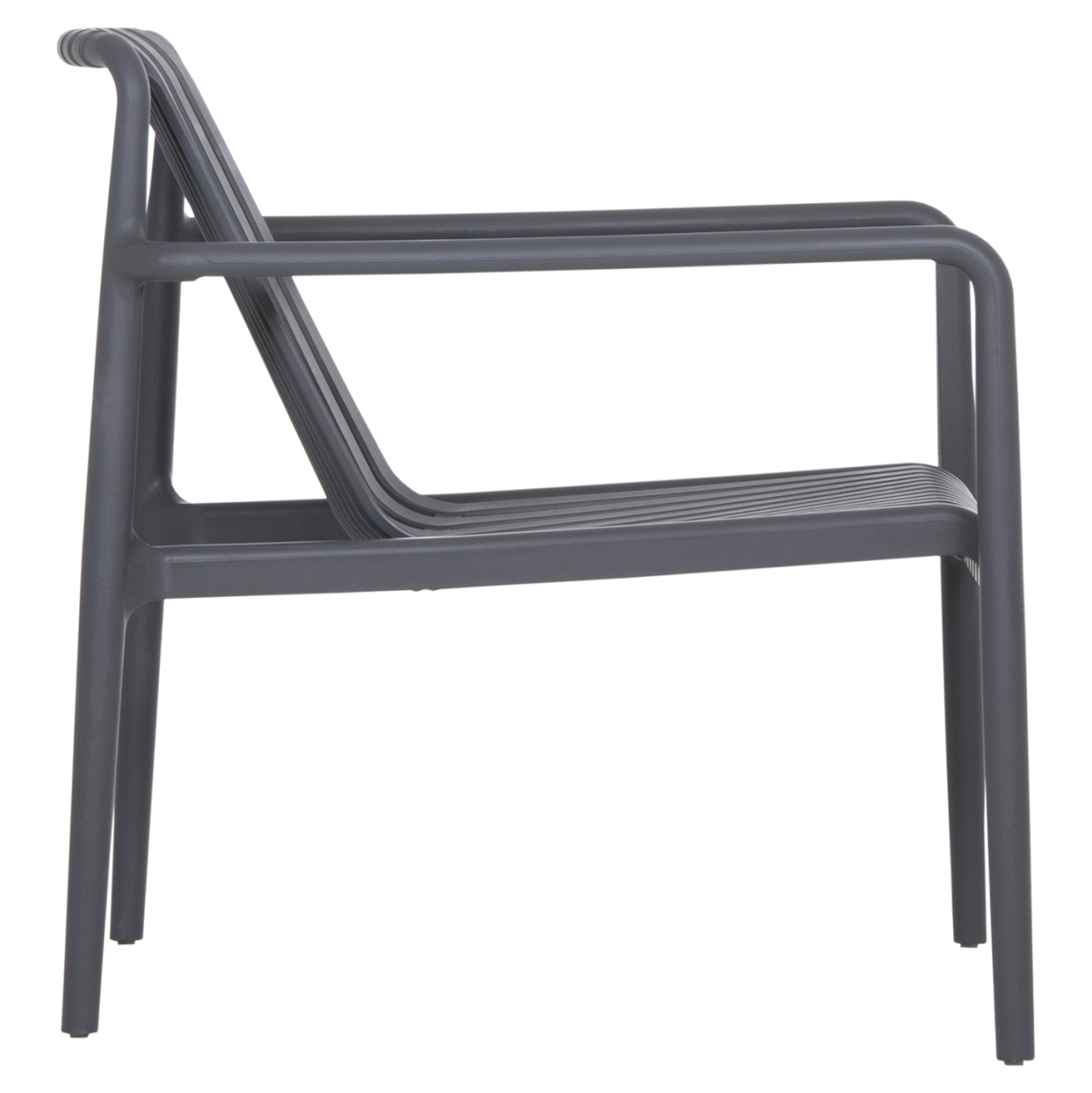 OUTDOOR LOUNGE ARMCHAIR MALEN HM6626.03 GREY POLYPROPYLENE 67x75x75Hcm [4]