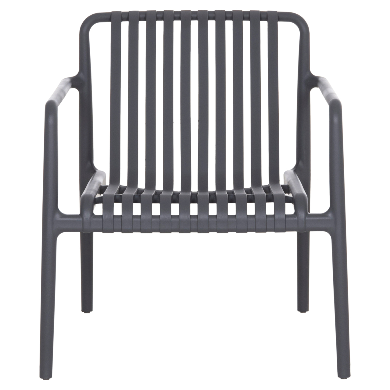 OUTDOOR LOUNGE ARMCHAIR MALEN HM6626.03 GREY POLYPROPYLENE 67x75x75Hcm [3]