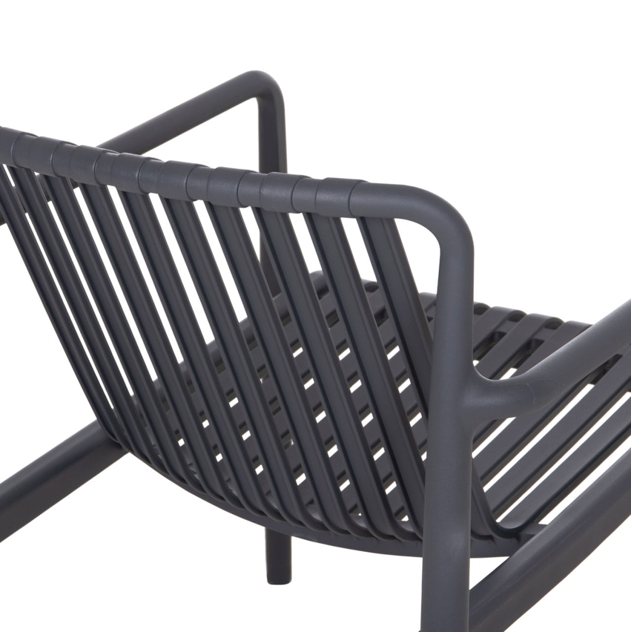 OUTDOOR LOUNGE ARMCHAIR MALEN HM6626.03 GREY POLYPROPYLENE 67x75x75Hcm [10]