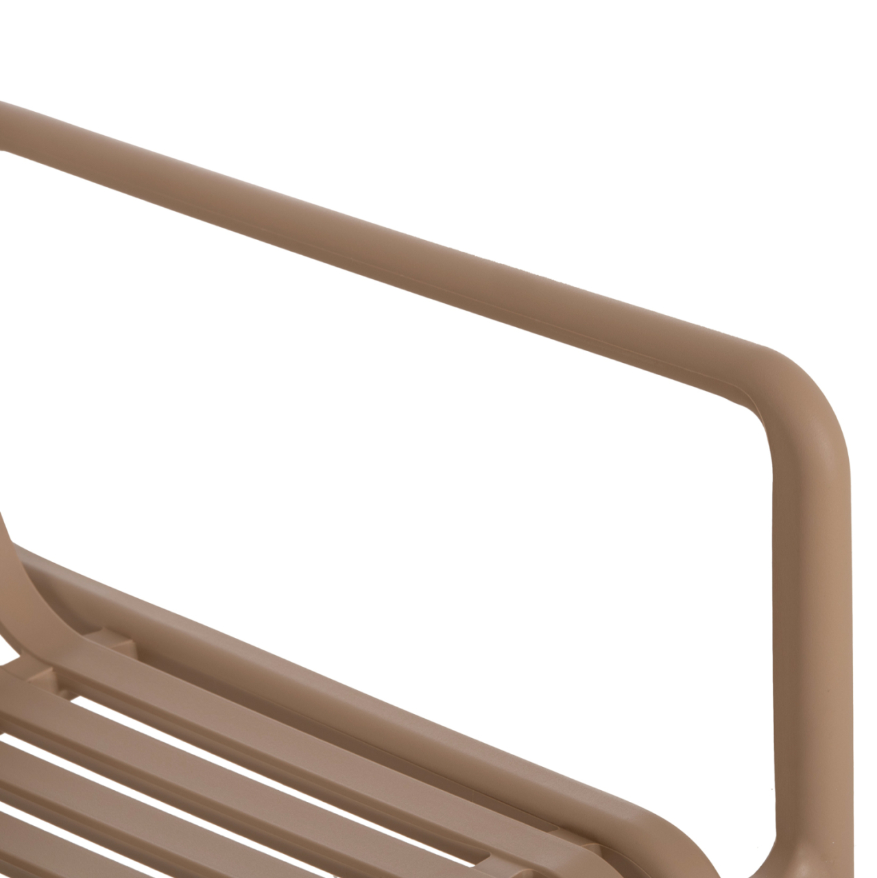 OUTDOOR LOUNGE ARMCHAIR MALEN HM6626.04 CAPPUCCINO POLYPROPYLENE 67x75x75Hcm [9]