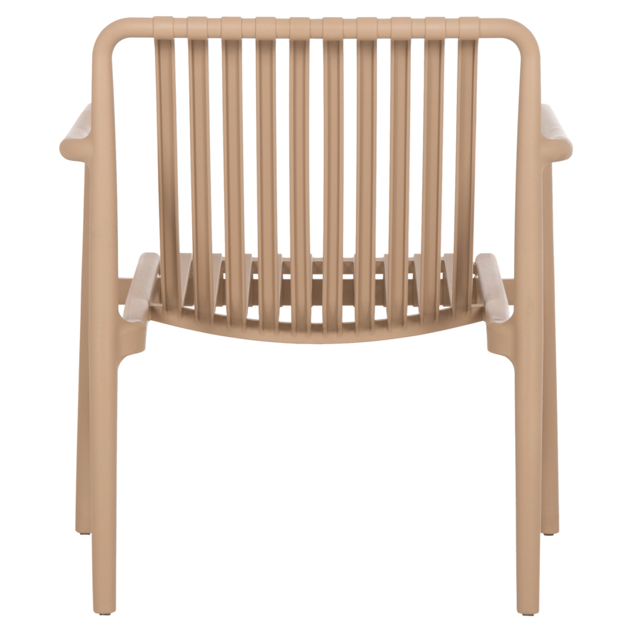 OUTDOOR LOUNGE ARMCHAIR MALEN HM6626.04 CAPPUCCINO POLYPROPYLENE 67x75x75Hcm [6]