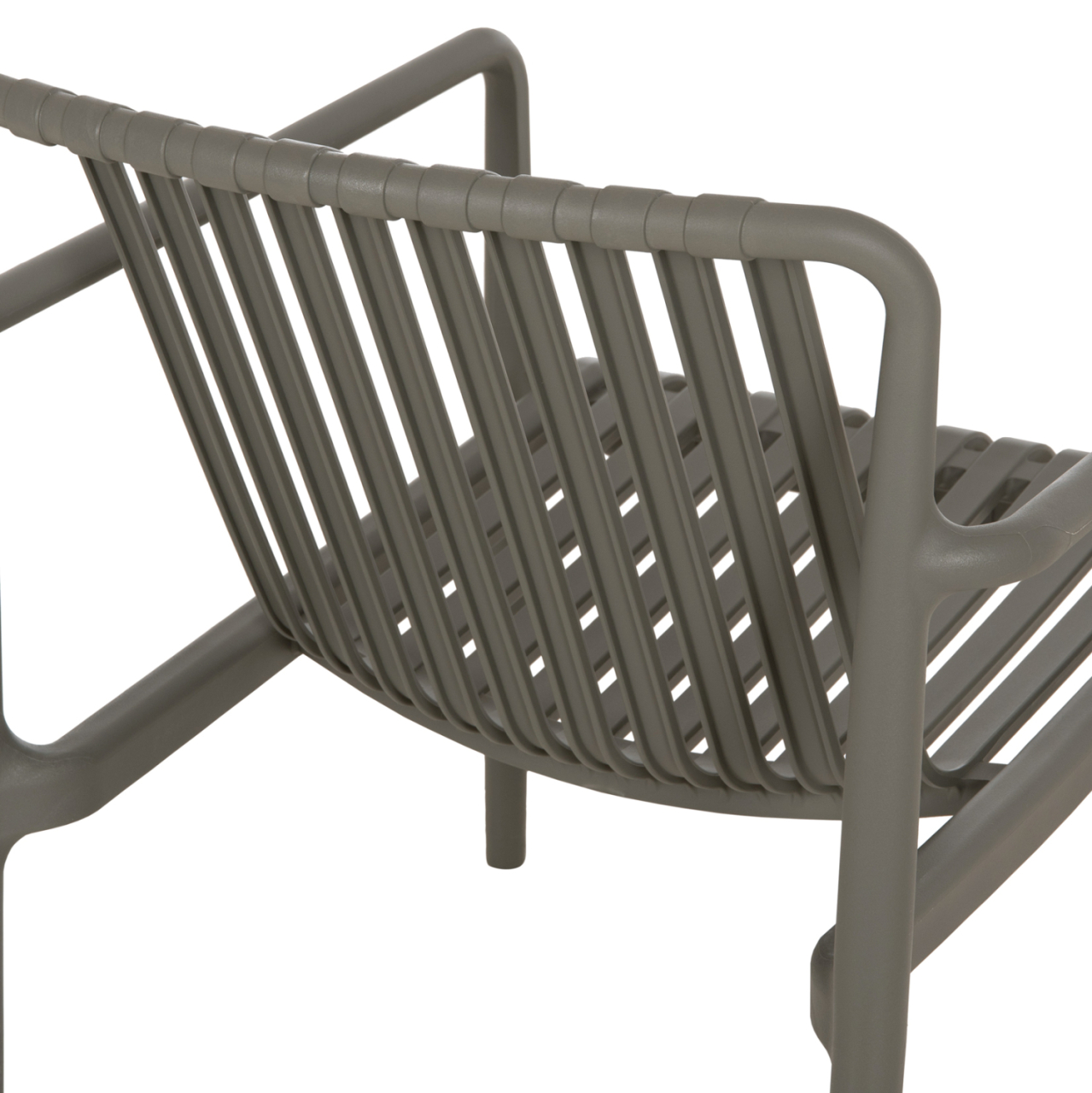 OUTDOOR LOUNGE ARMCHAIR MALEN HM6626.05 OLIVE GREEN POLYPROPYLENE 67x75x75Hcm [10]